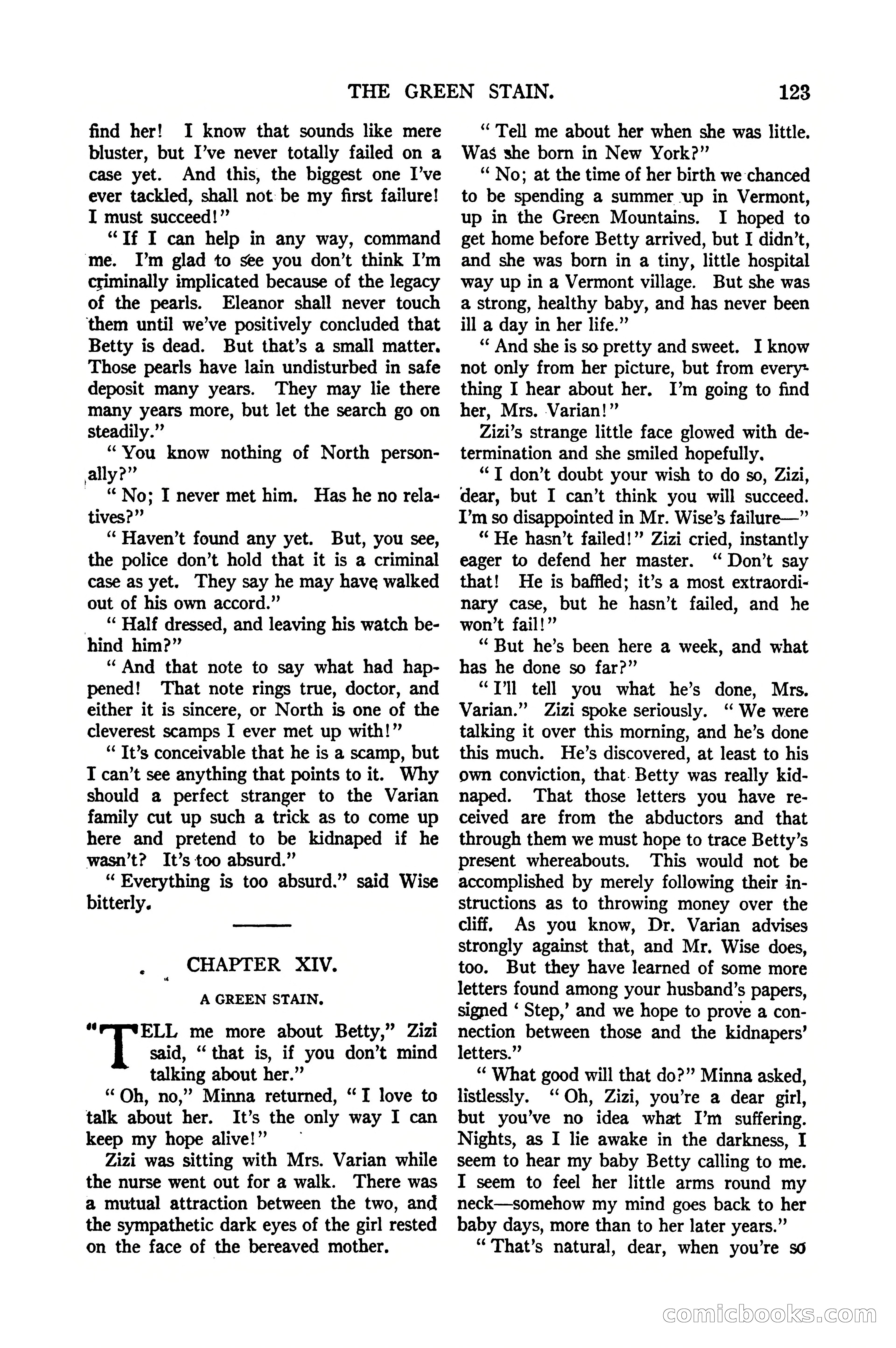 Argosy All-Story Weekly, January 21, 1922 — page 133 of 172