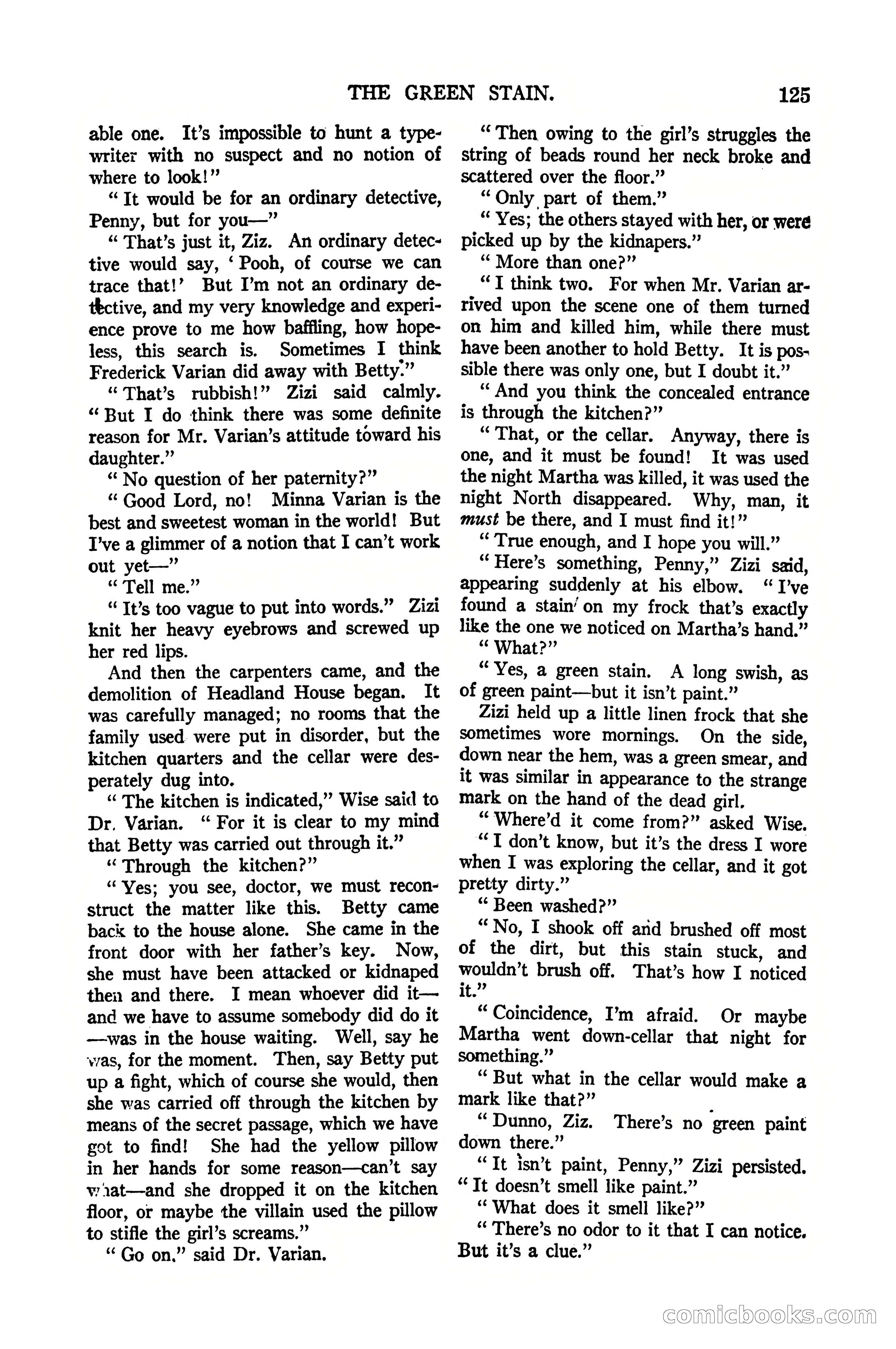 Argosy All-Story Weekly, January 21, 1922 — page 135 of 172