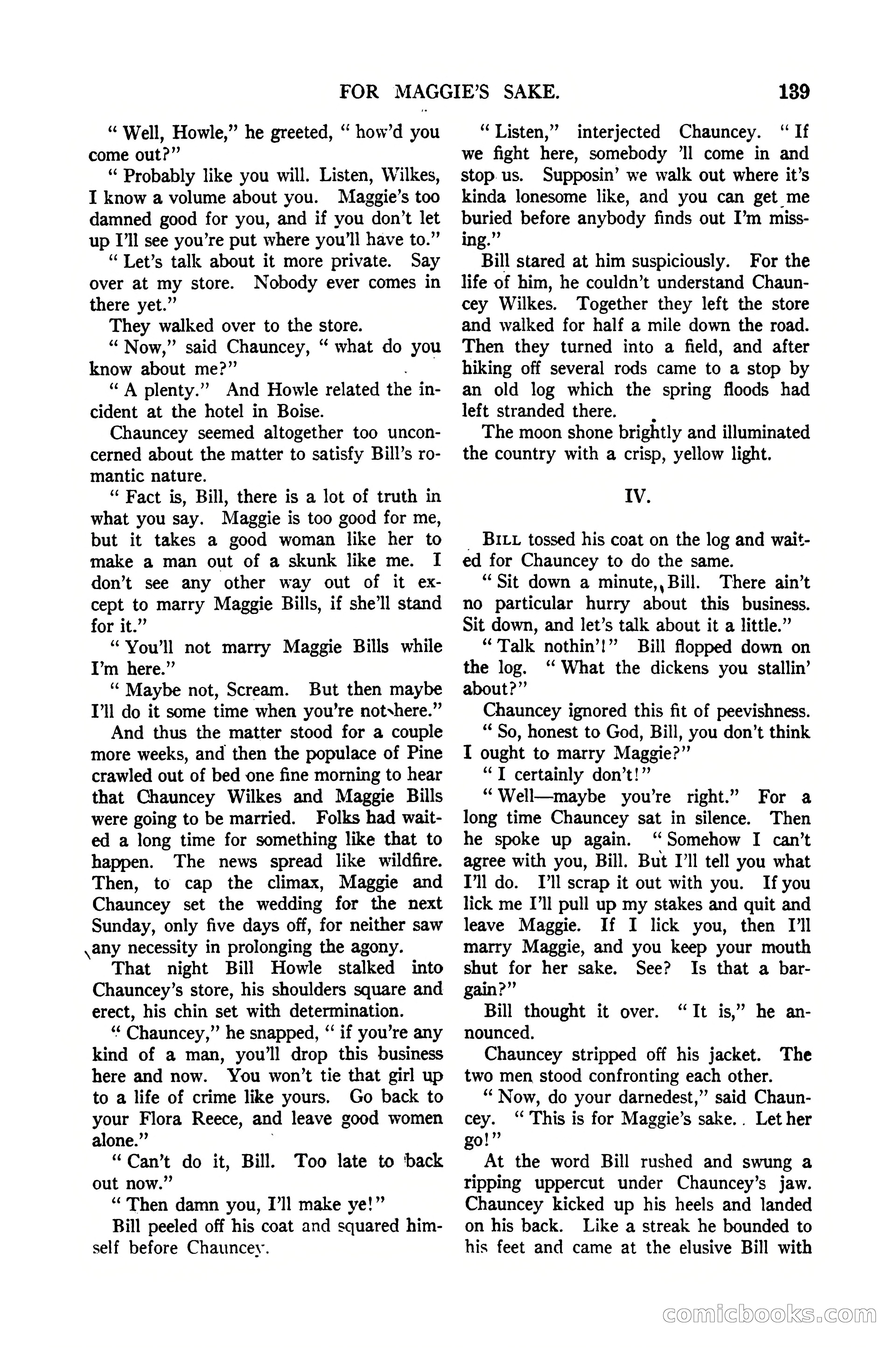 Argosy All-Story Weekly, January 21, 1922 — page 149 of 172