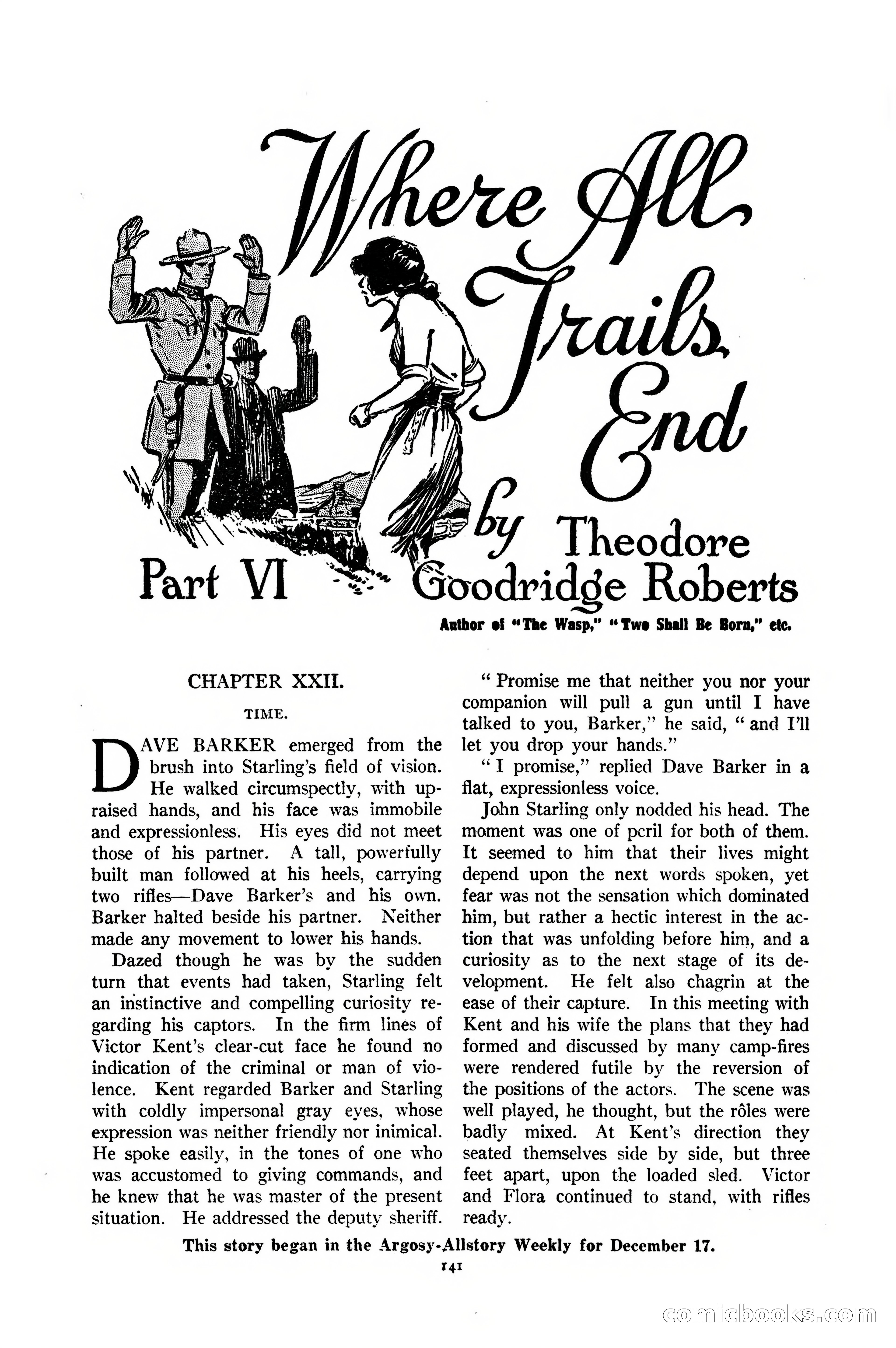 Argosy All-Story Weekly, January 21, 1922 — page 151 of 172