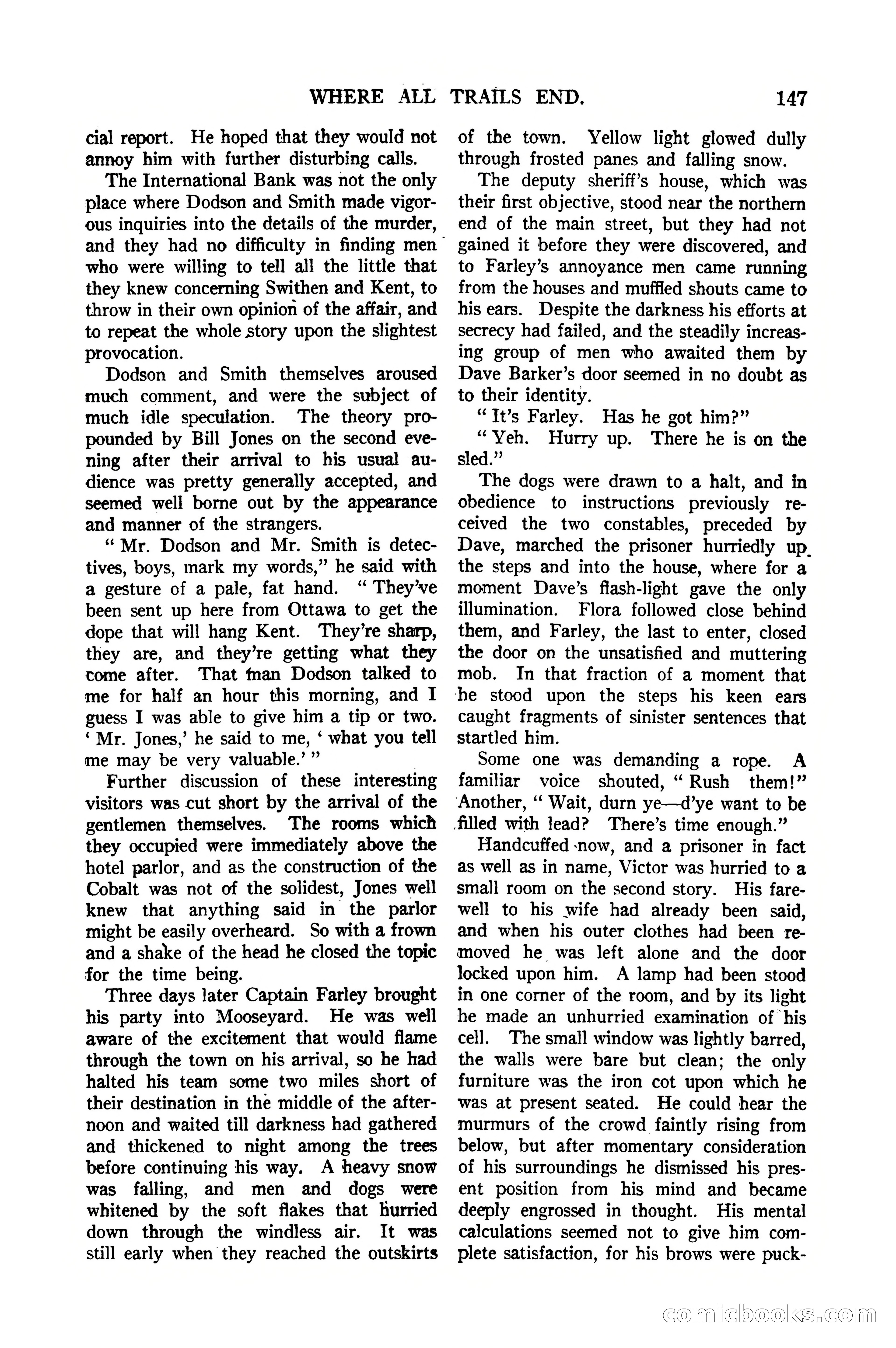 Argosy All-Story Weekly, January 21, 1922 — page 157 of 172