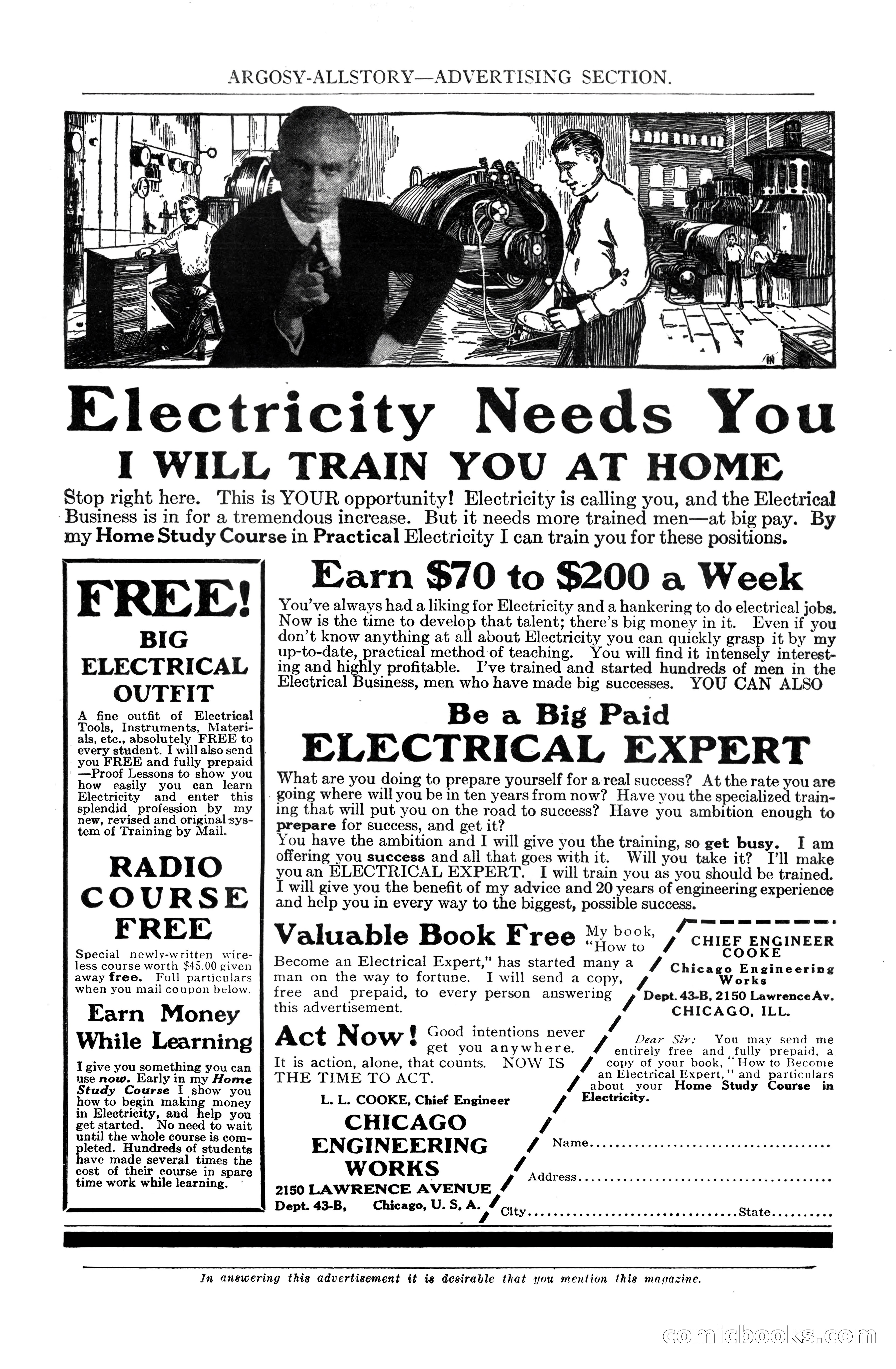 Argosy All-Story Weekly, July 1, 1922 — page 3 of 172