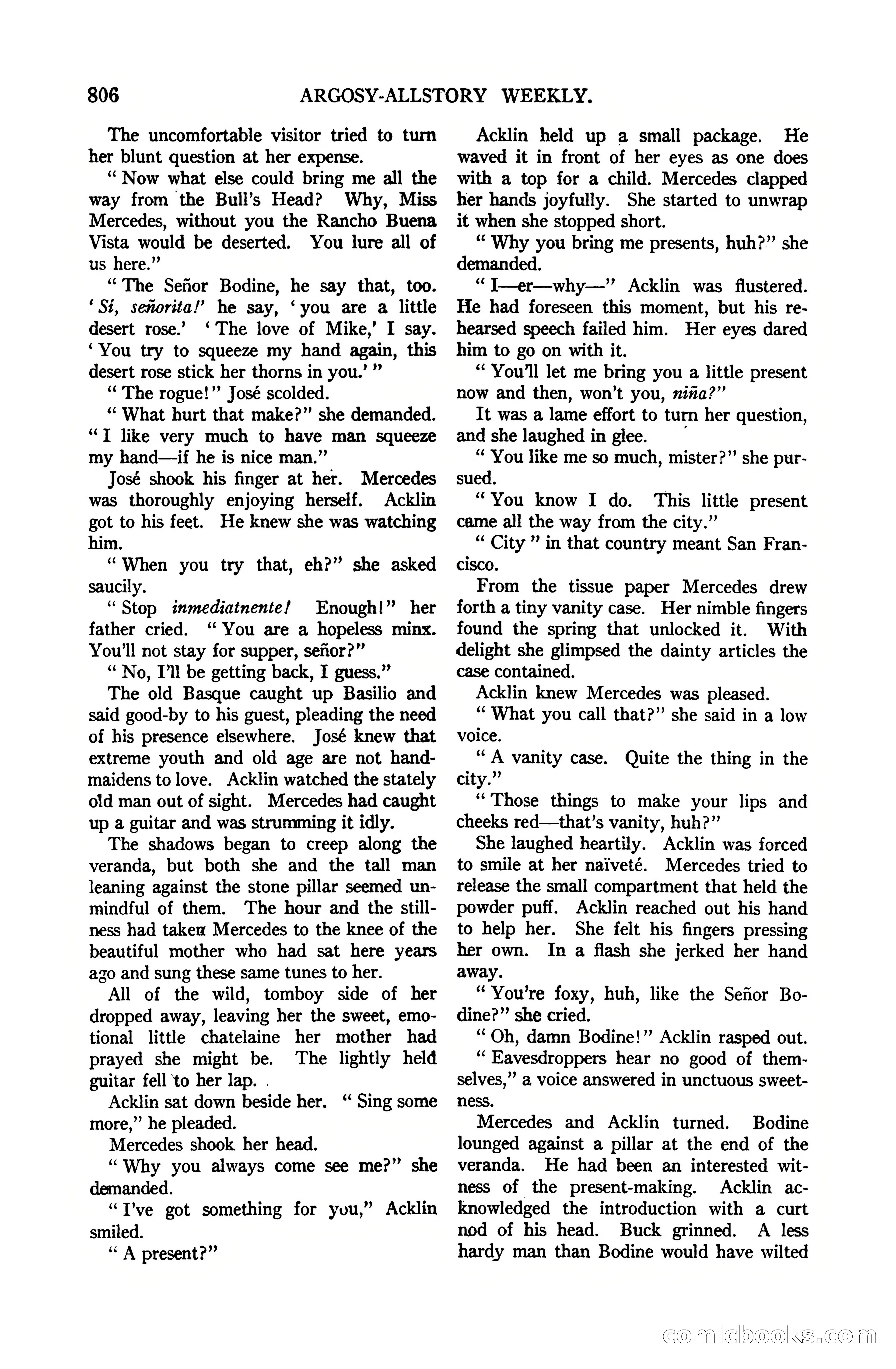 Argosy All-Story Weekly, July 1, 1922 — page 16 of 172