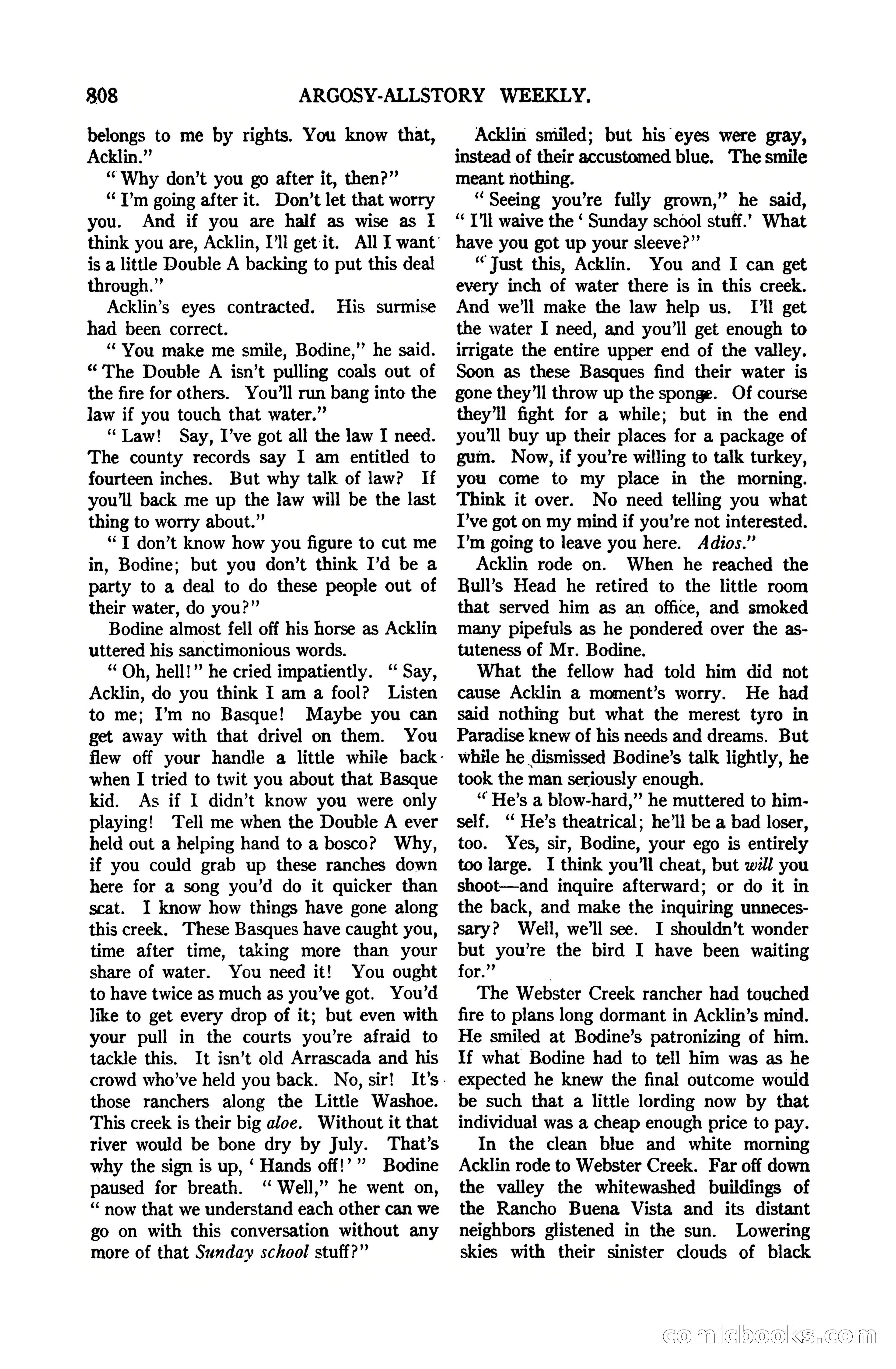 Argosy All-Story Weekly, July 1, 1922 — page 18 of 172