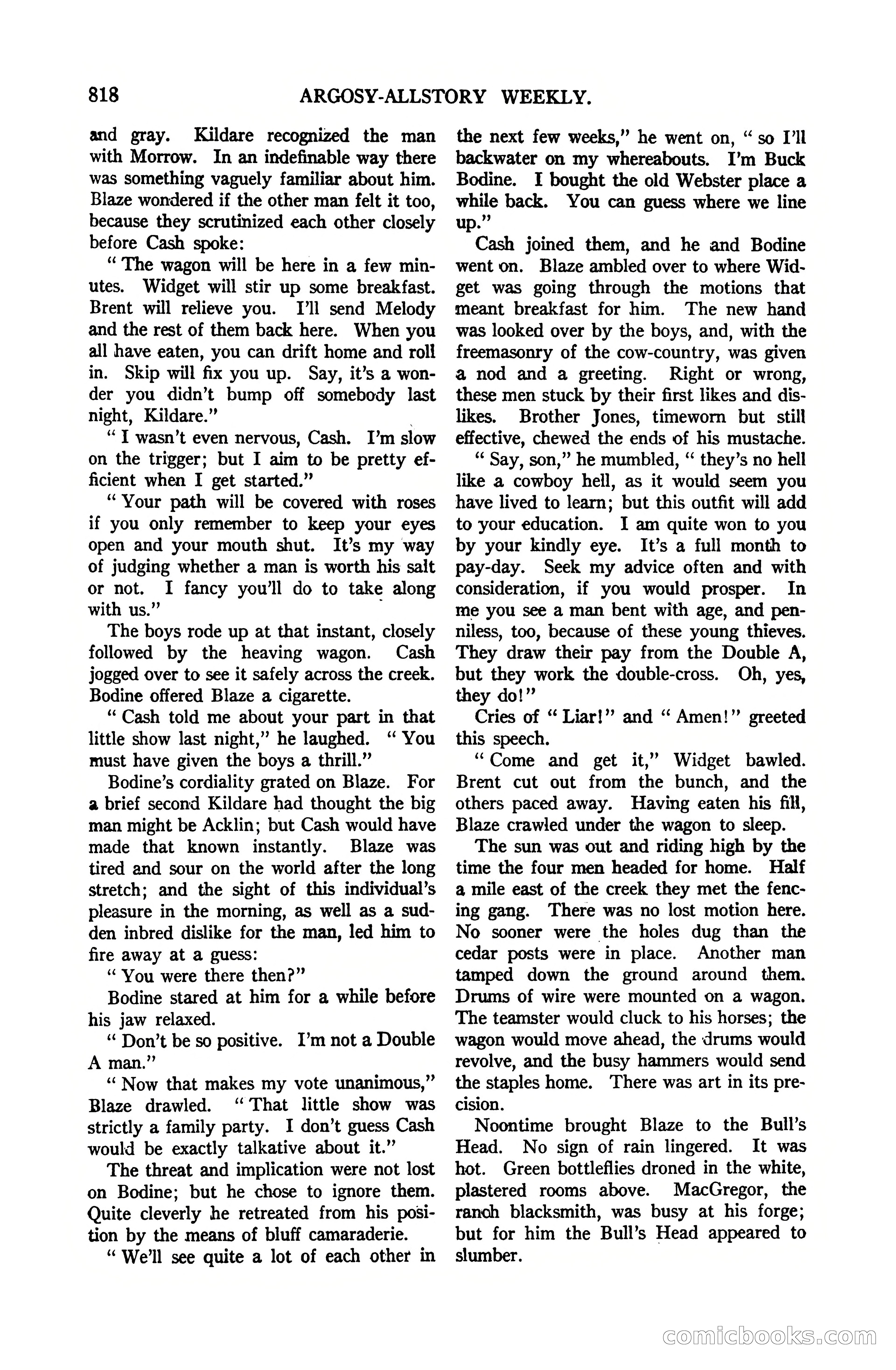 Argosy All-Story Weekly, July 1, 1922 — page 28 of 172