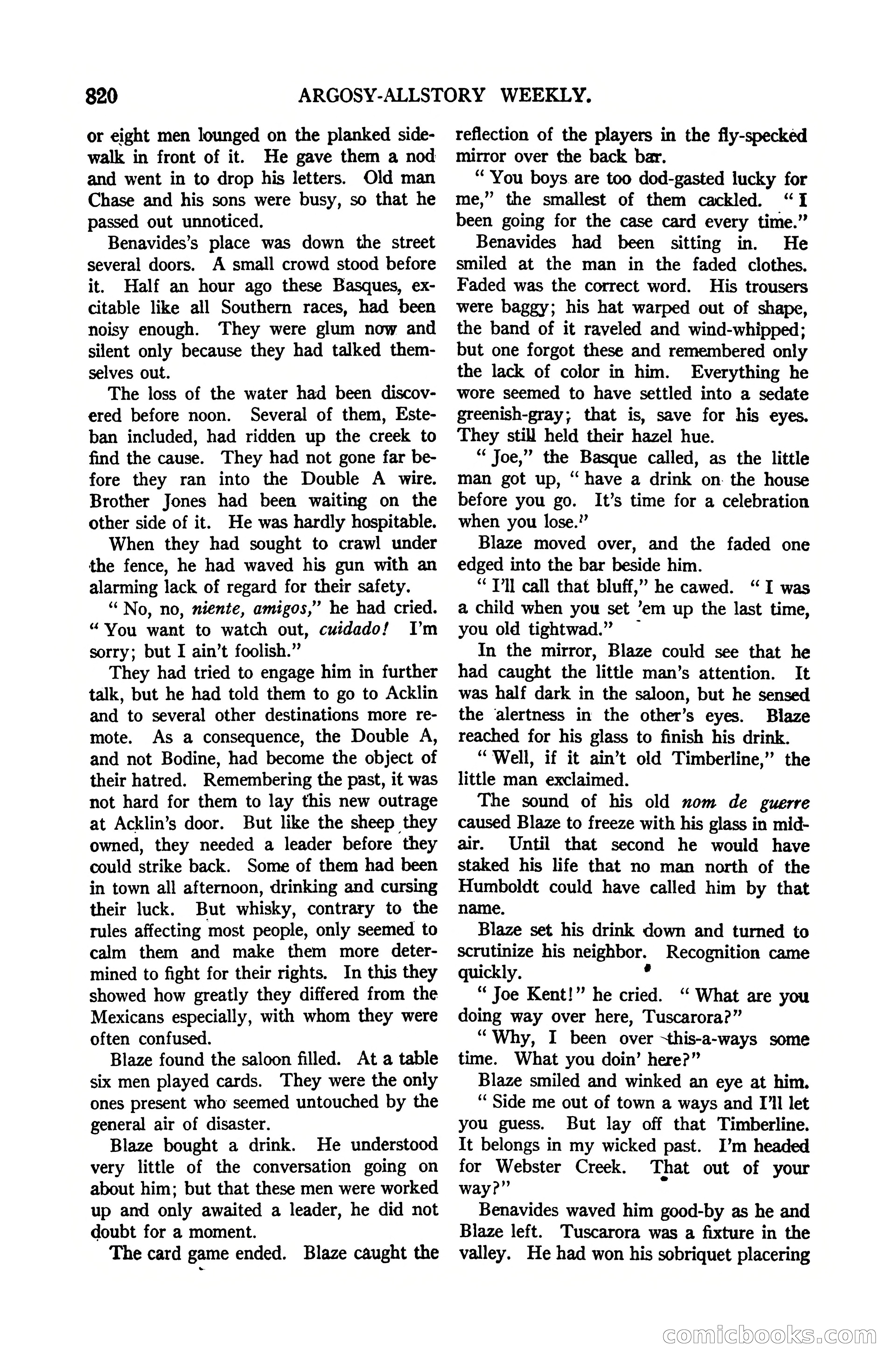 Argosy All-Story Weekly, July 1, 1922 — page 30 of 172
