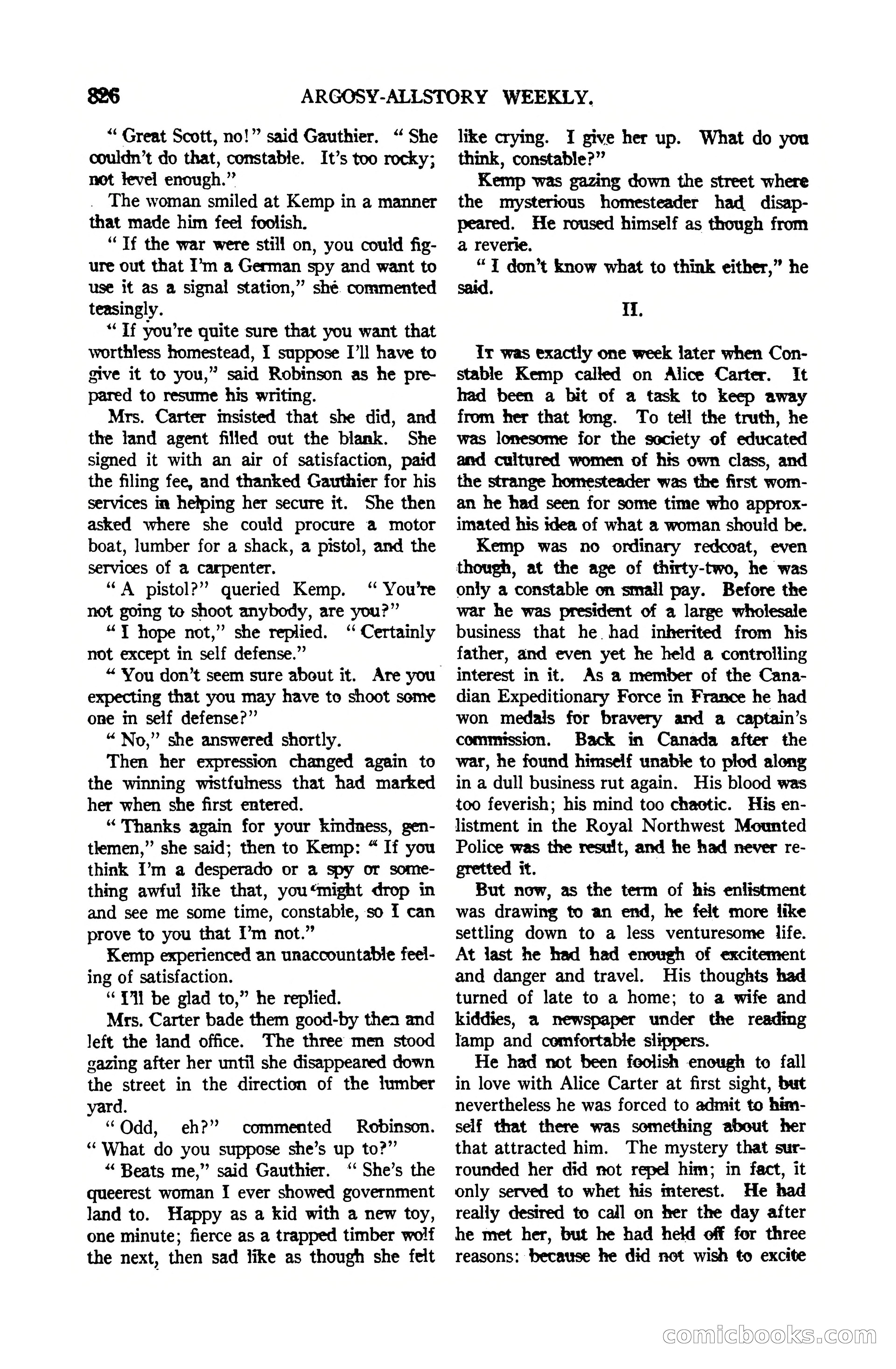 Argosy All-Story Weekly, July 1, 1922 — page 36 of 172