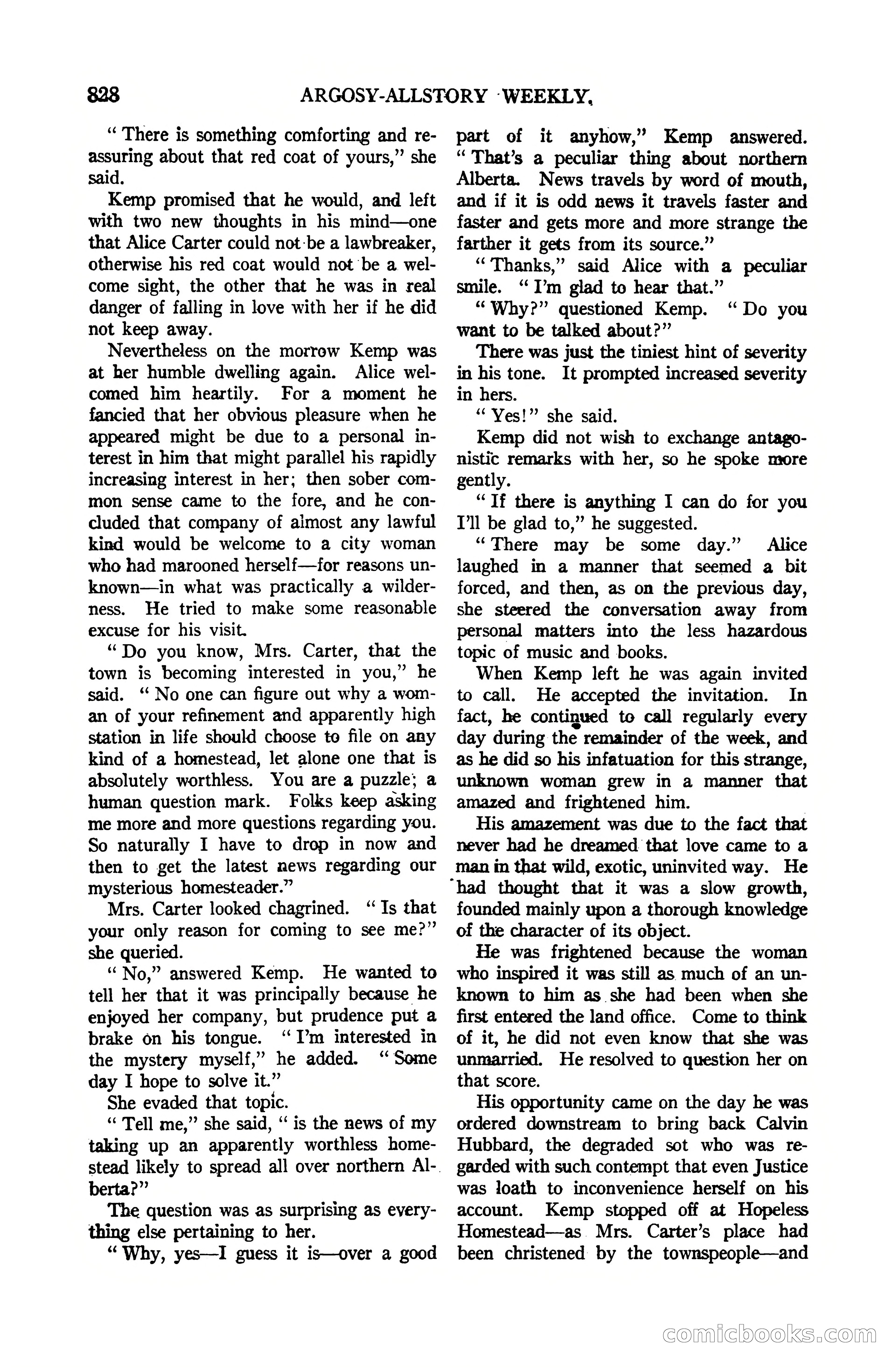 Argosy All-Story Weekly, July 1, 1922 — page 38 of 172