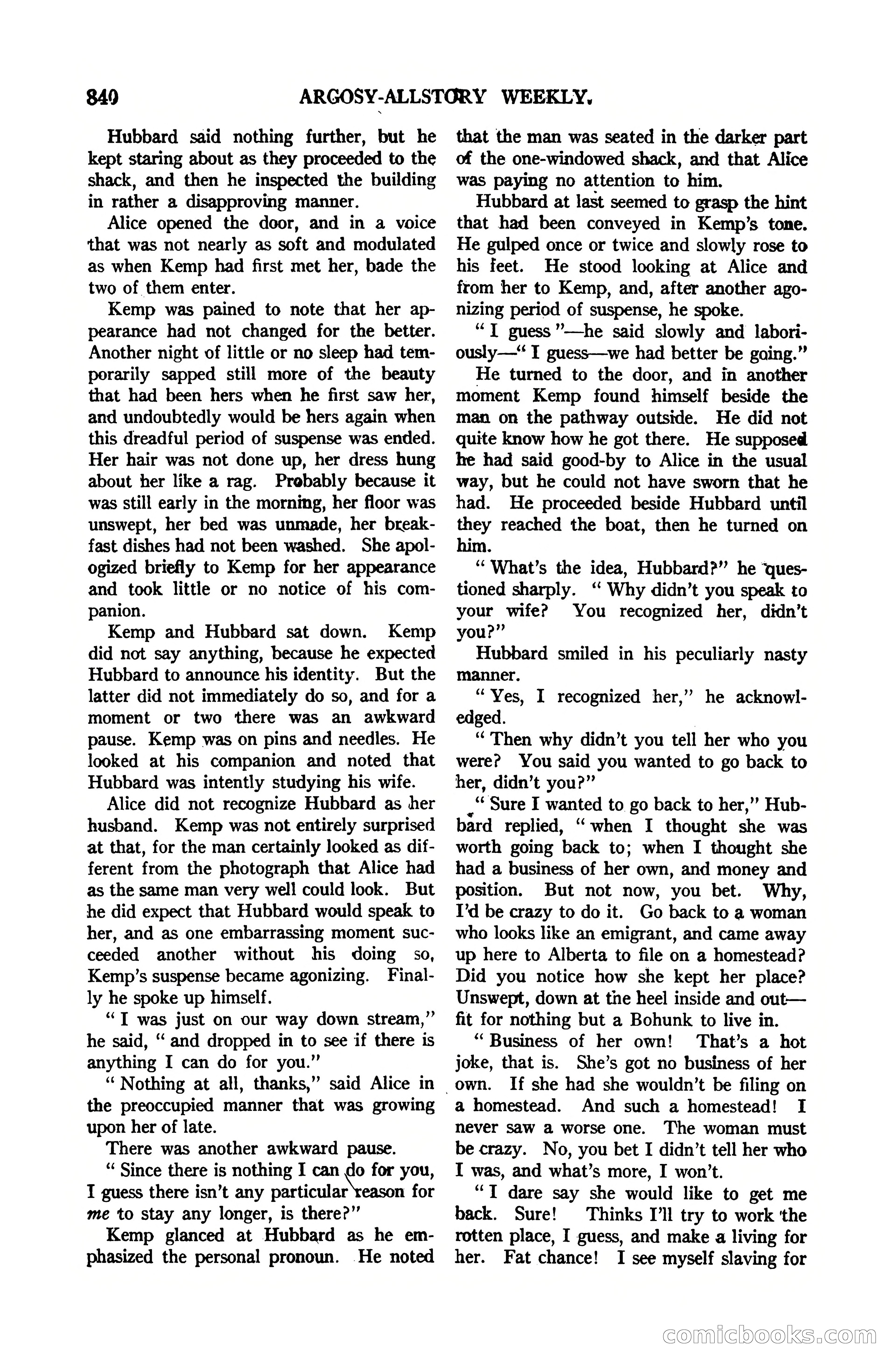 Argosy All-Story Weekly, July 1, 1922 — page 50 of 172