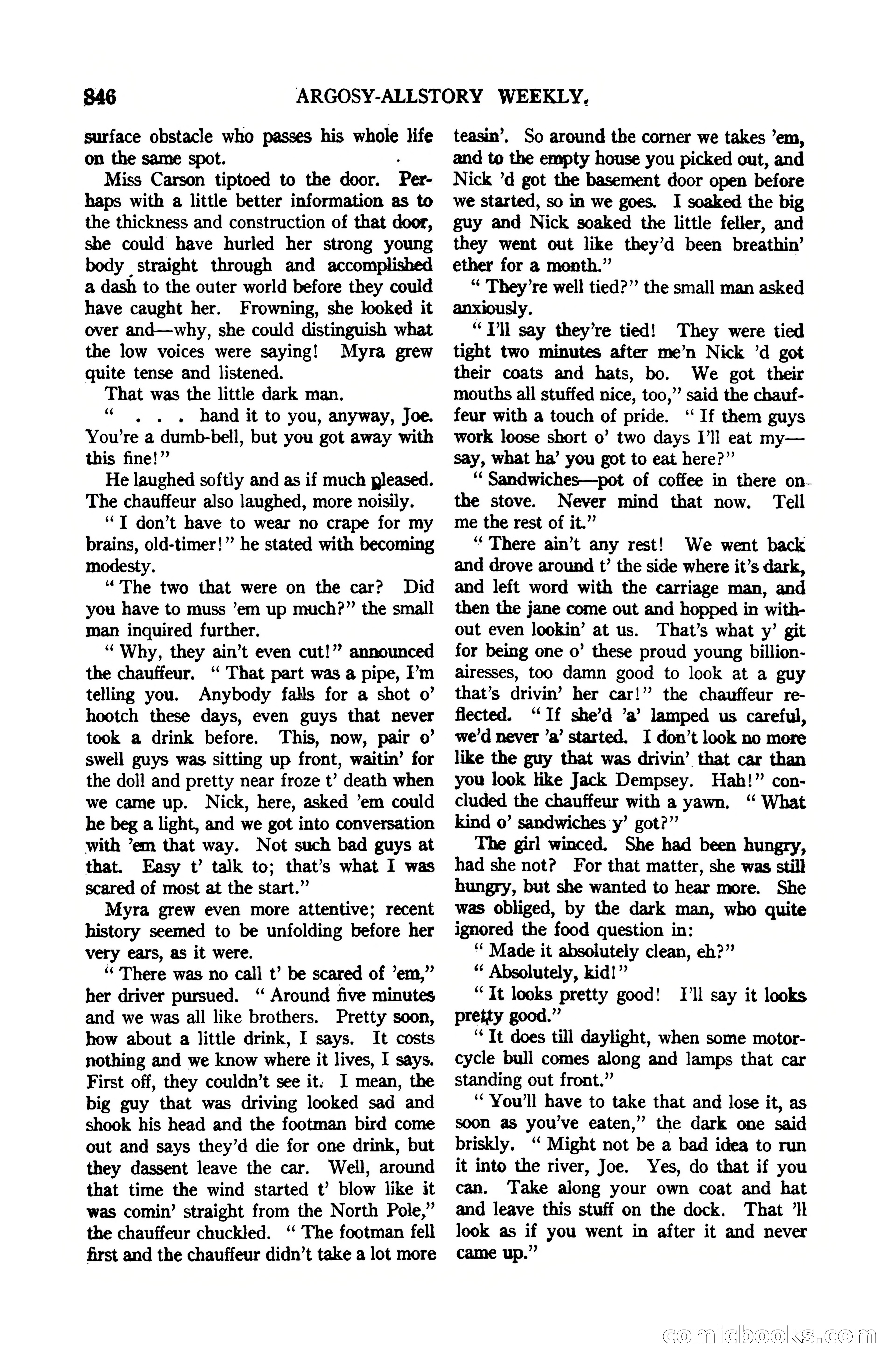 Argosy All-Story Weekly, July 1, 1922 — page 56 of 172