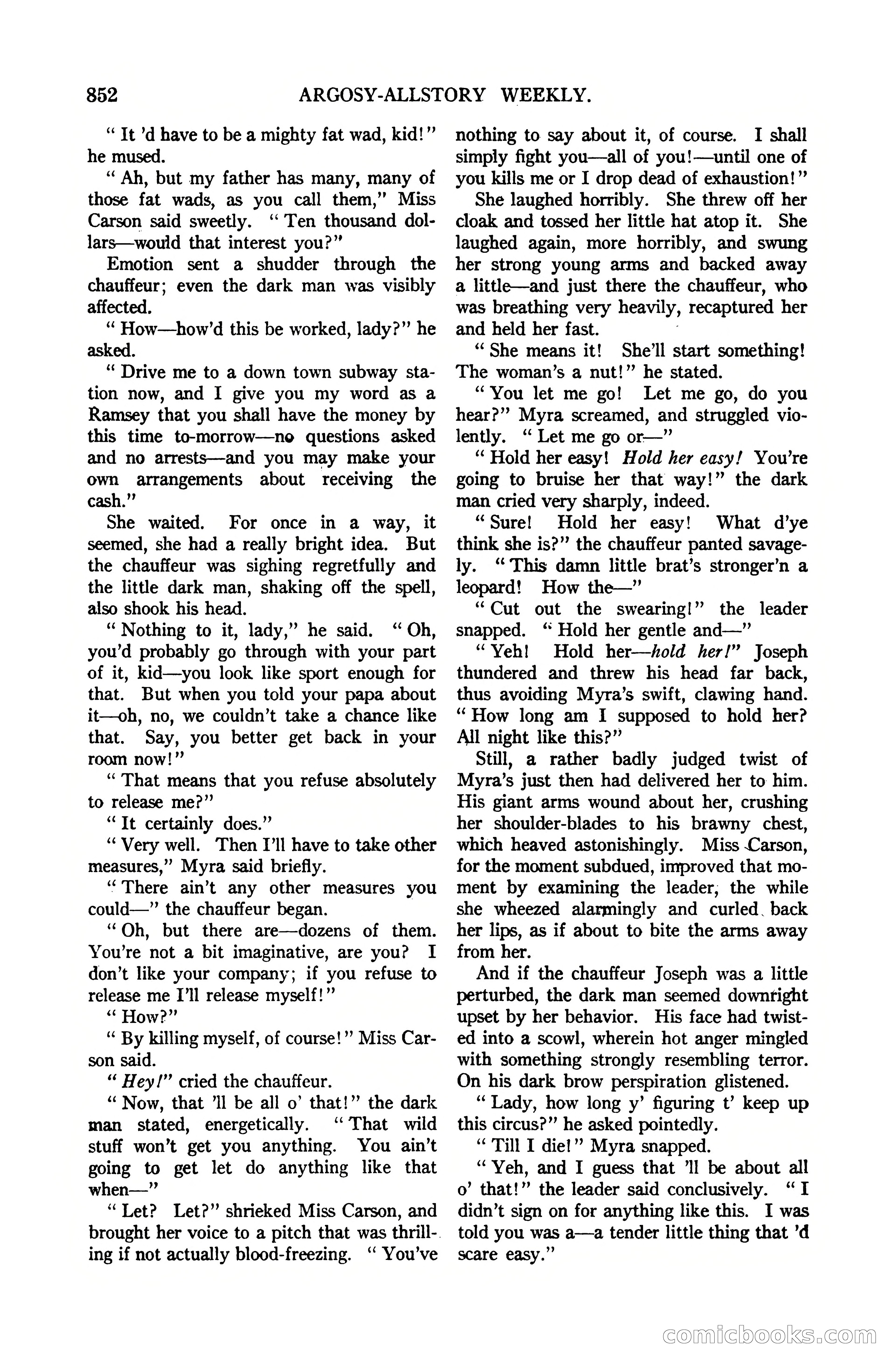 Argosy All-Story Weekly, July 1, 1922 — page 62 of 172