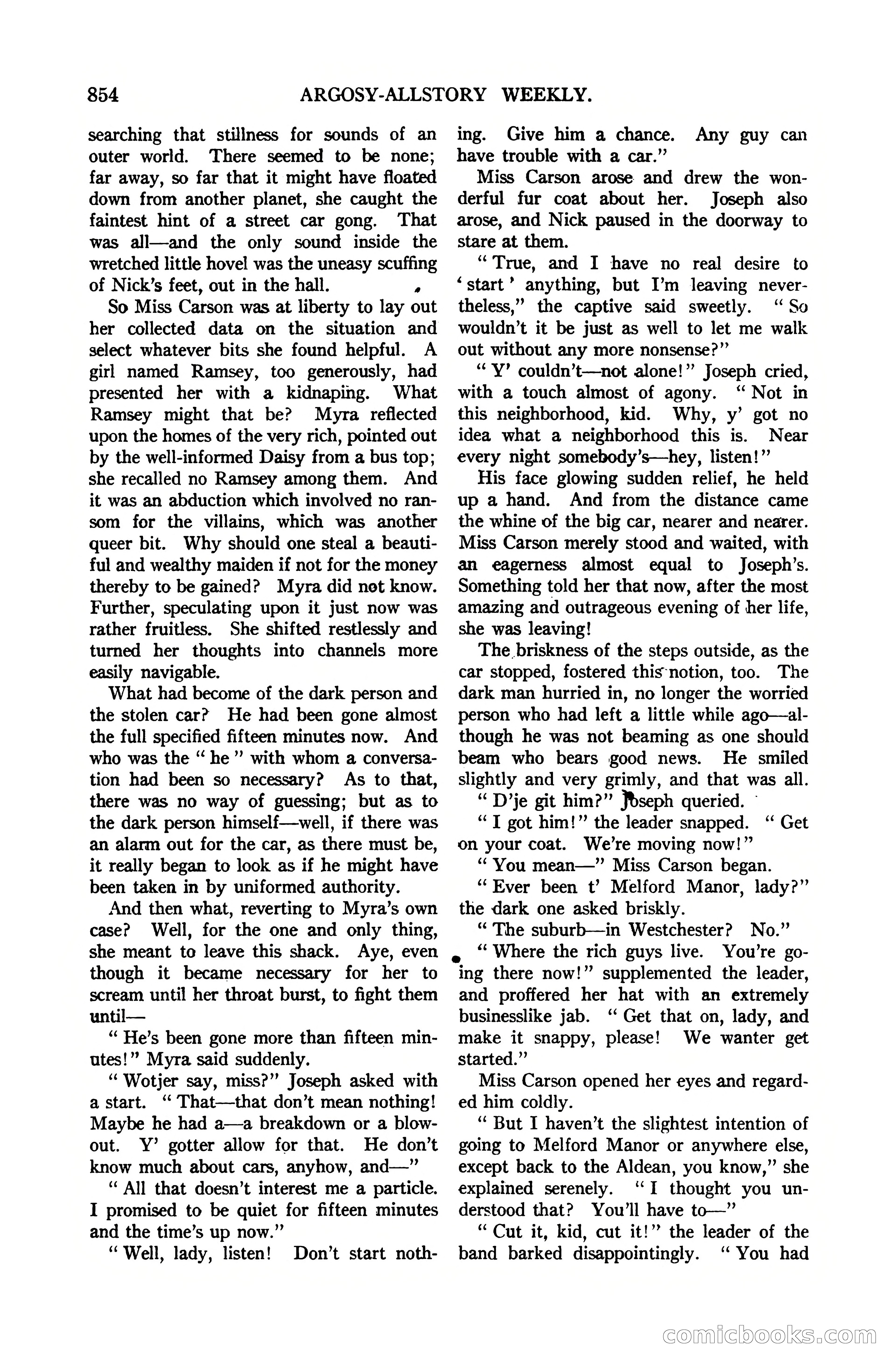 Argosy All-Story Weekly, July 1, 1922 — page 64 of 172