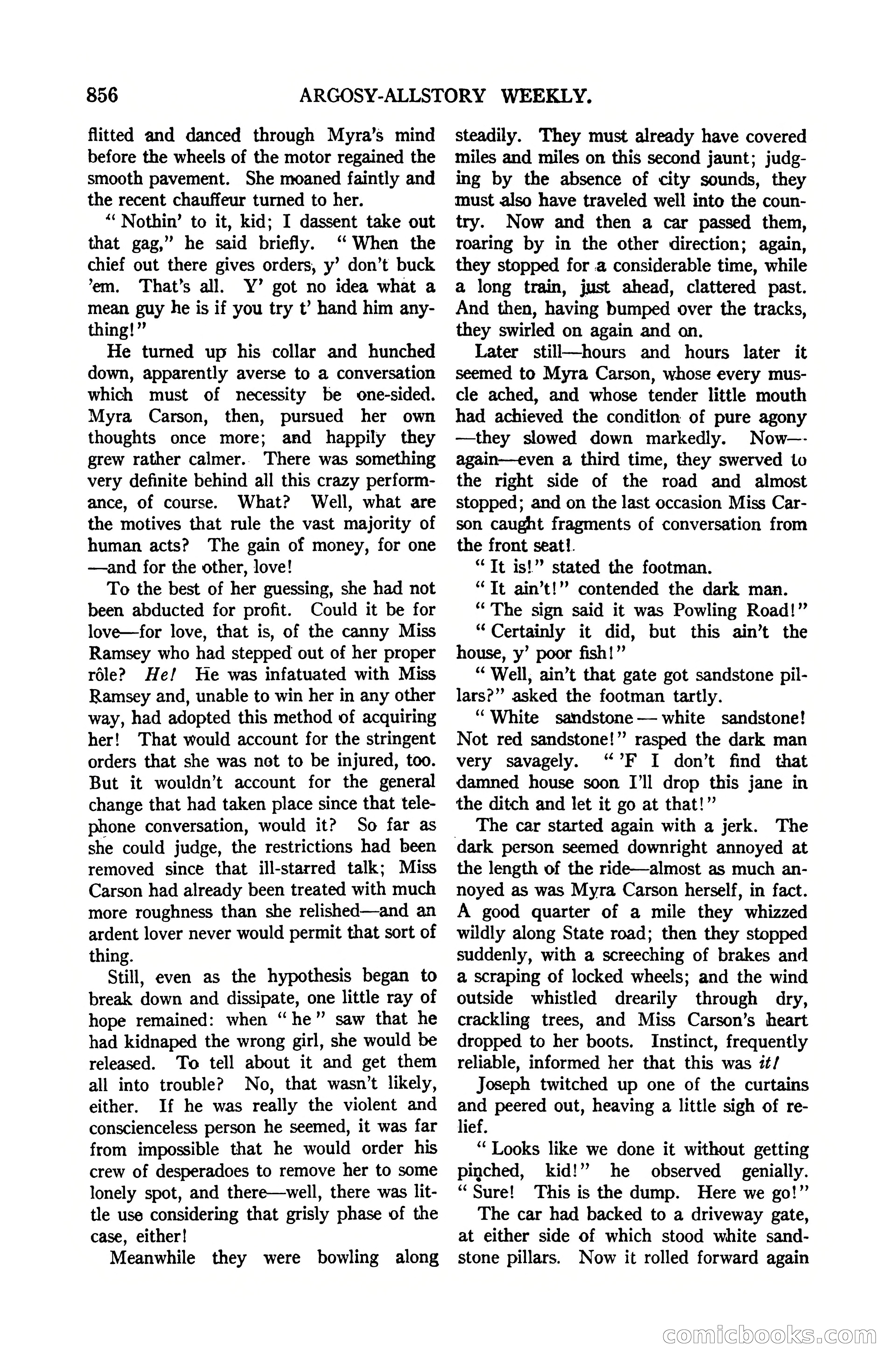 Argosy All-Story Weekly, July 1, 1922 — page 66 of 172