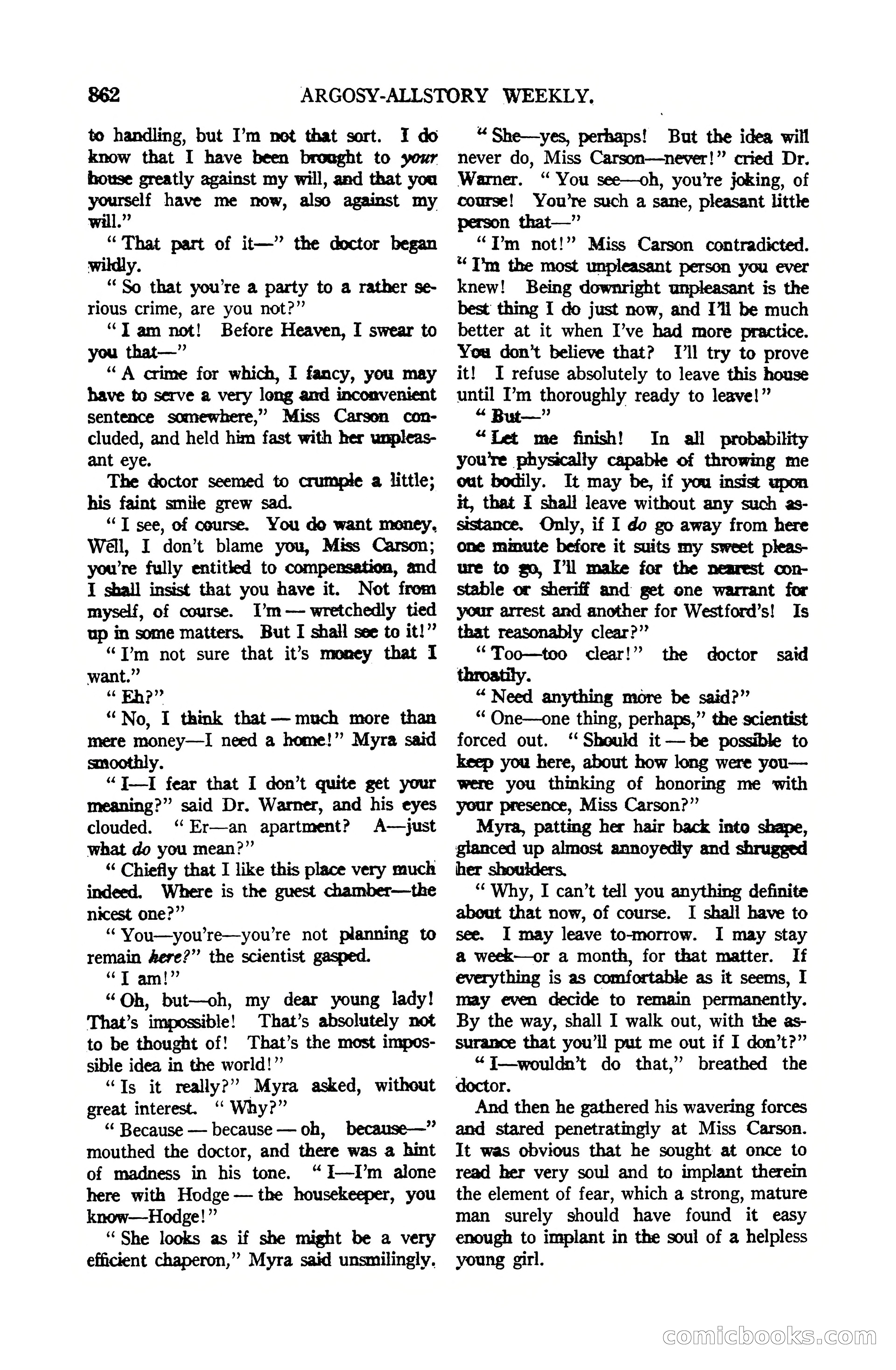 Argosy All-Story Weekly, July 1, 1922 — page 72 of 172