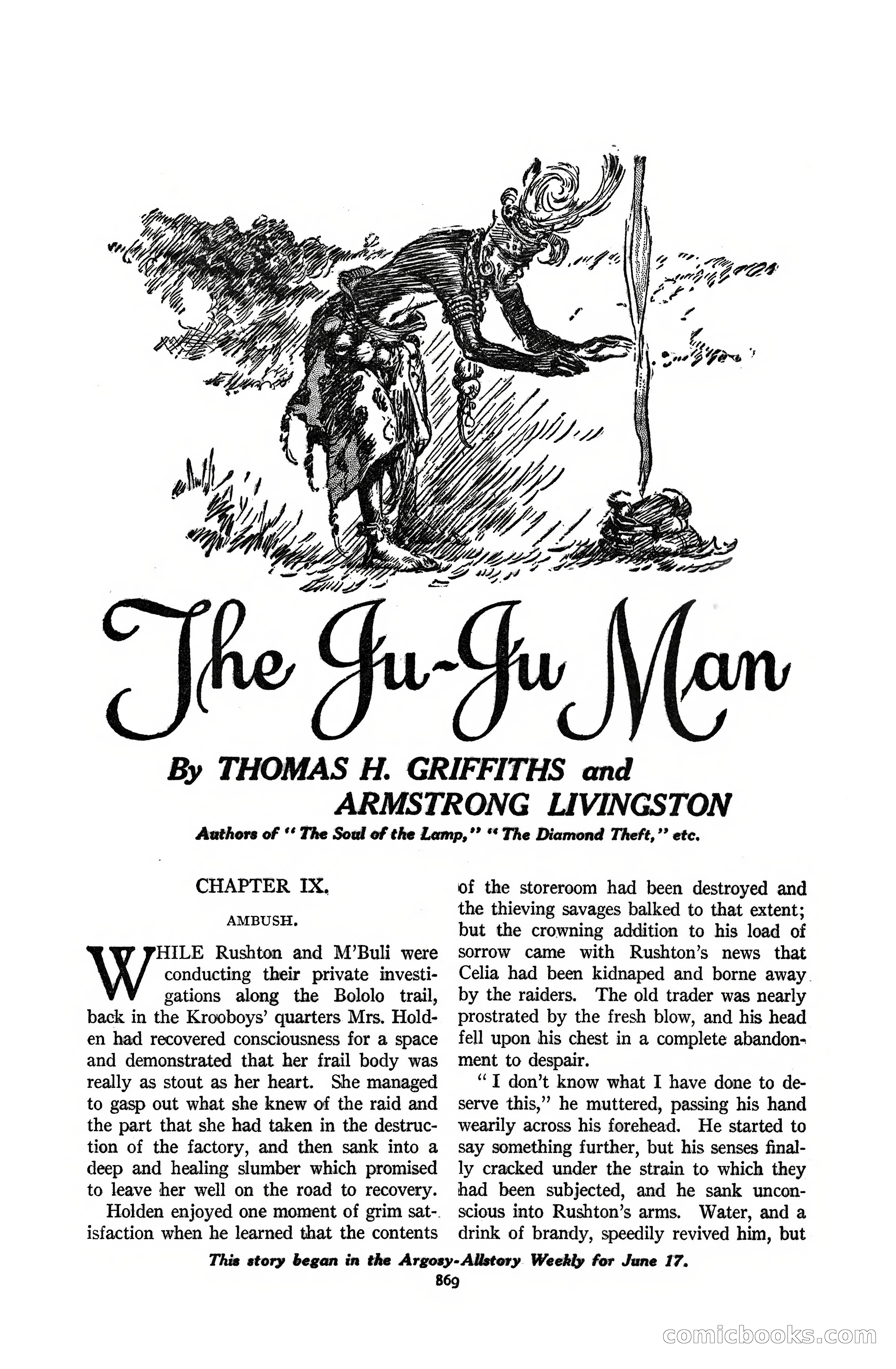 Argosy All-Story Weekly, July 1, 1922 — page 79 of 172