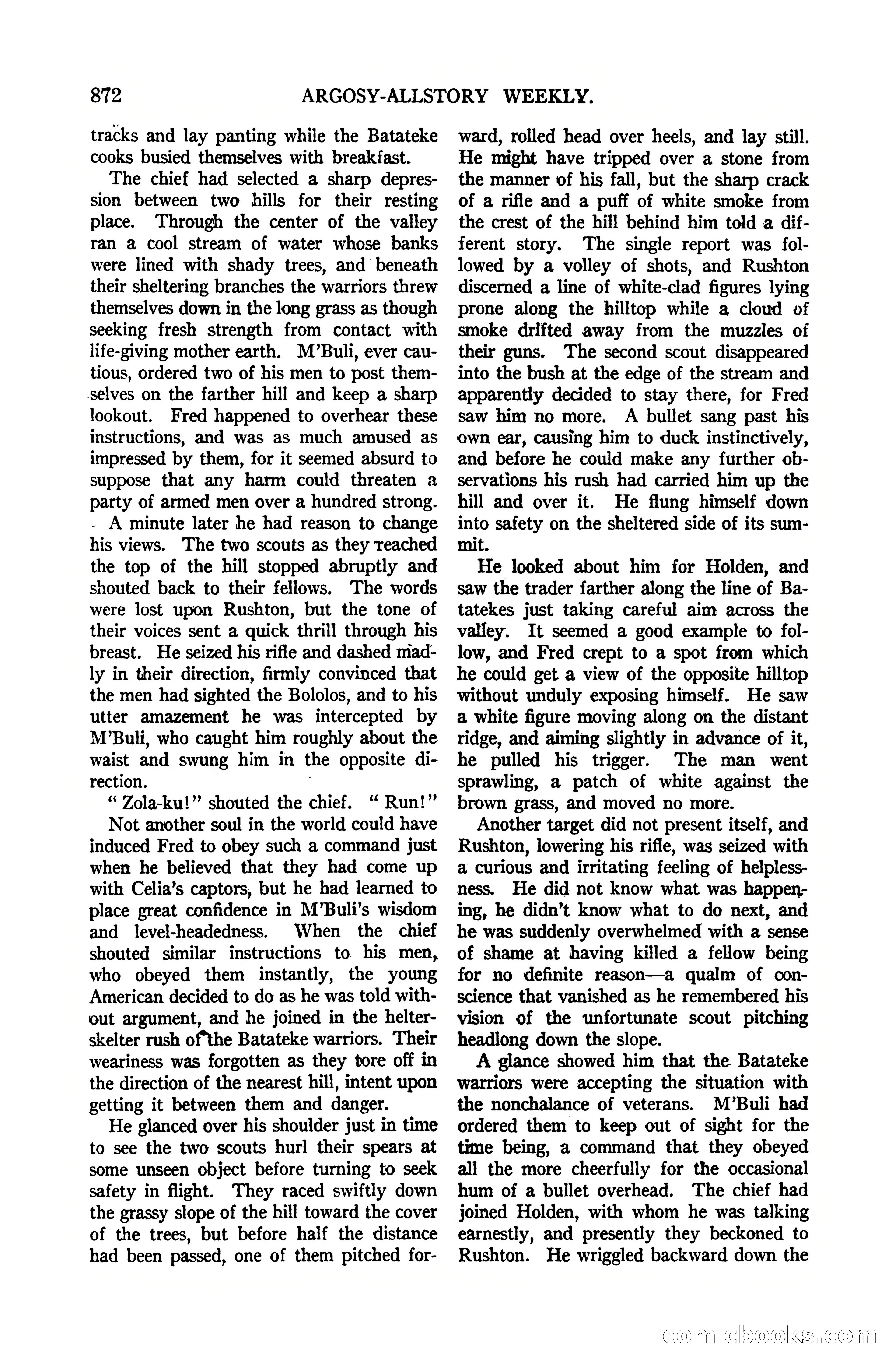 Argosy All-Story Weekly, July 1, 1922 — page 82 of 172
