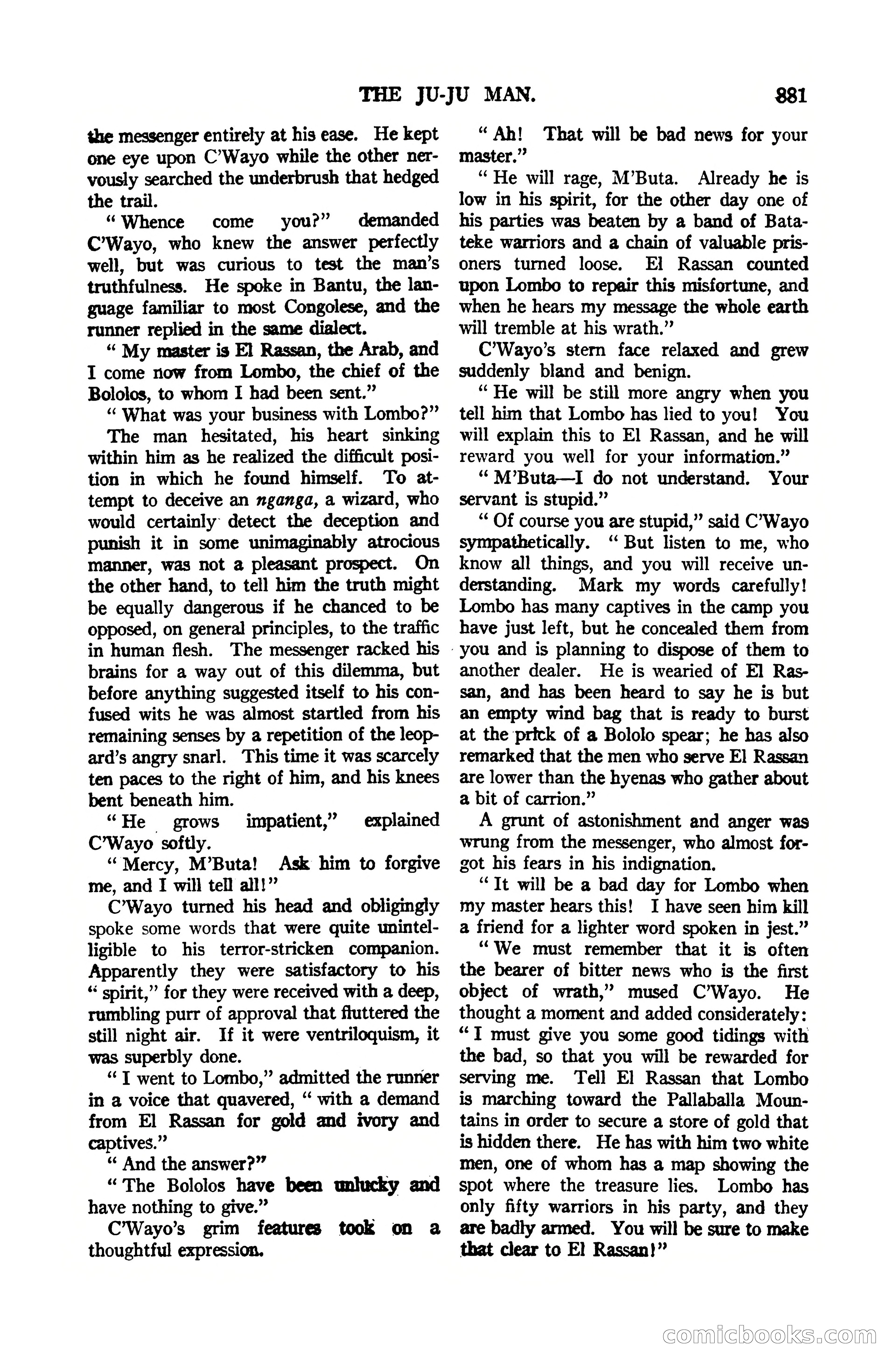 Argosy All-Story Weekly, July 1, 1922 — page 91 of 172