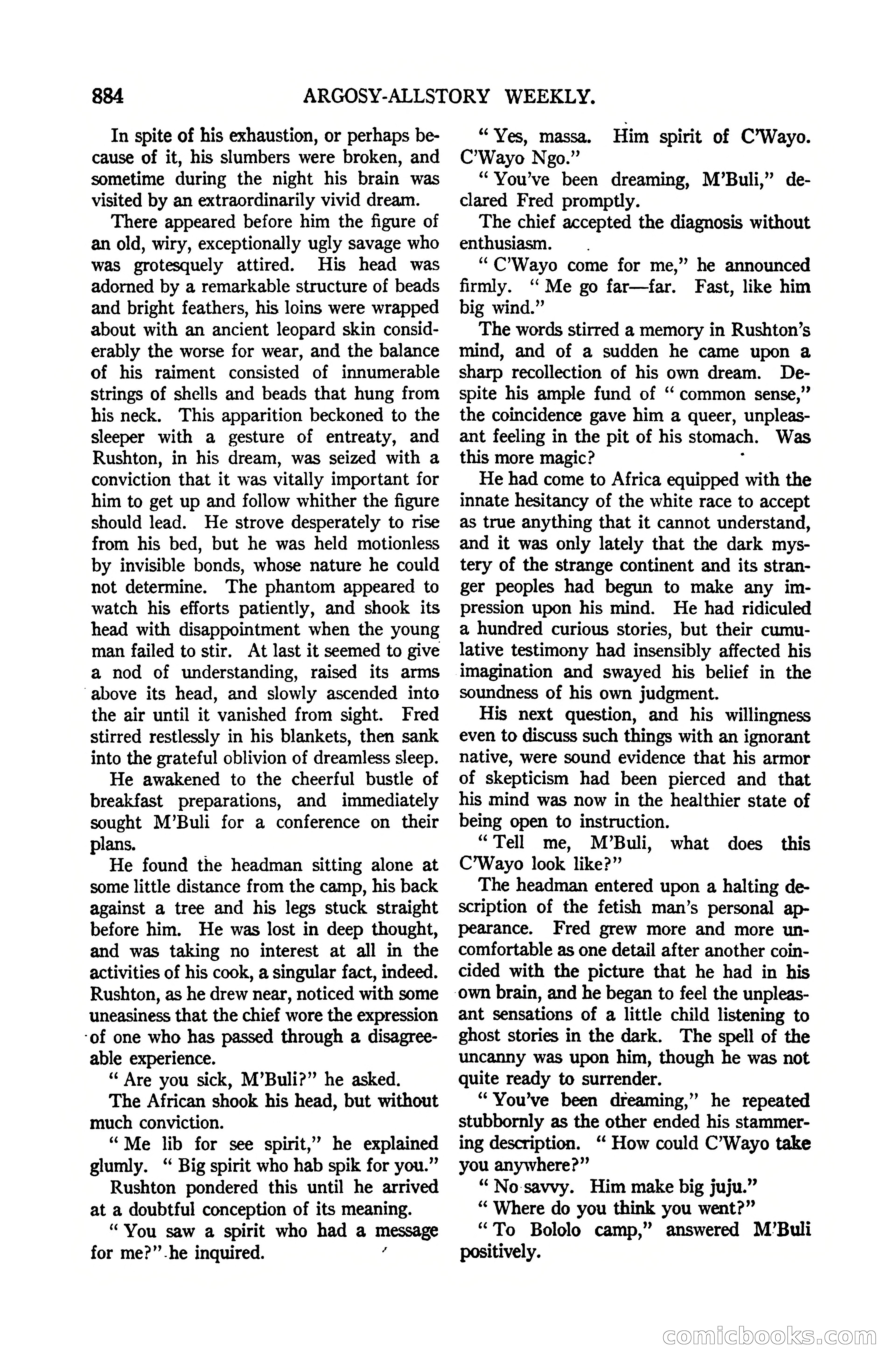 Argosy All-Story Weekly, July 1, 1922 — page 94 of 172