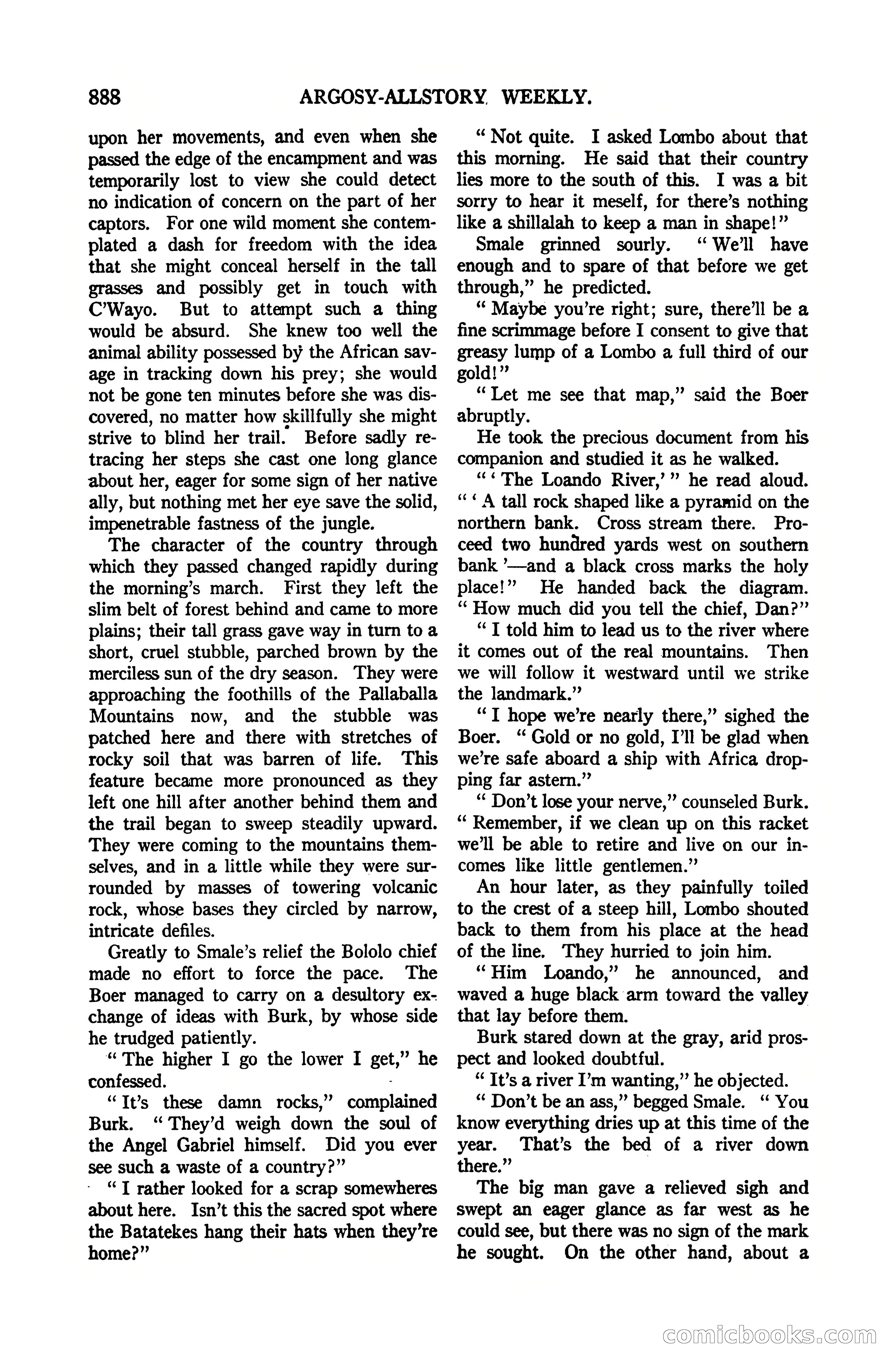 Argosy All-Story Weekly, July 1, 1922 — page 98 of 172