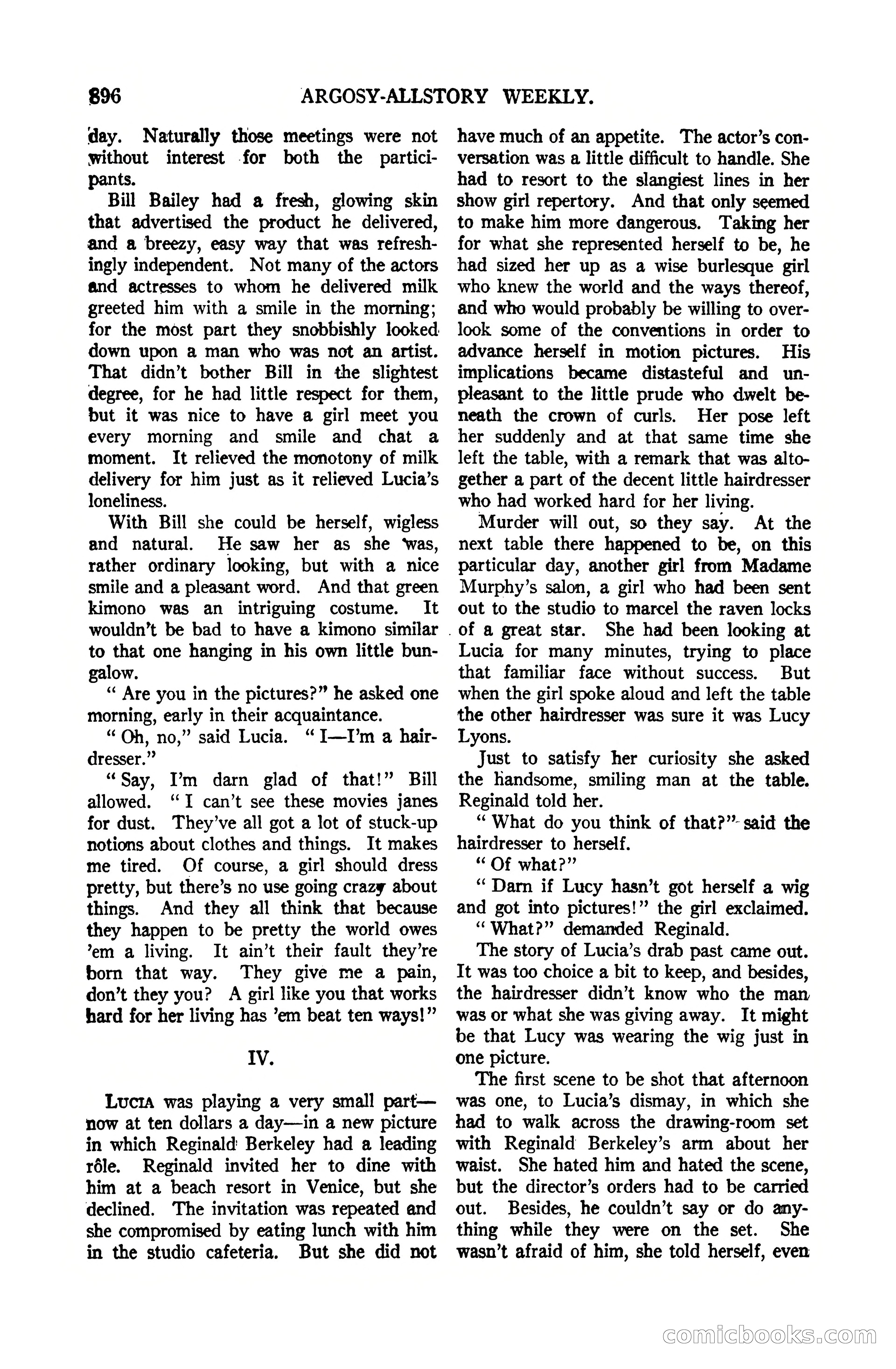 Argosy All-Story Weekly, July 1, 1922 — page 106 of 172