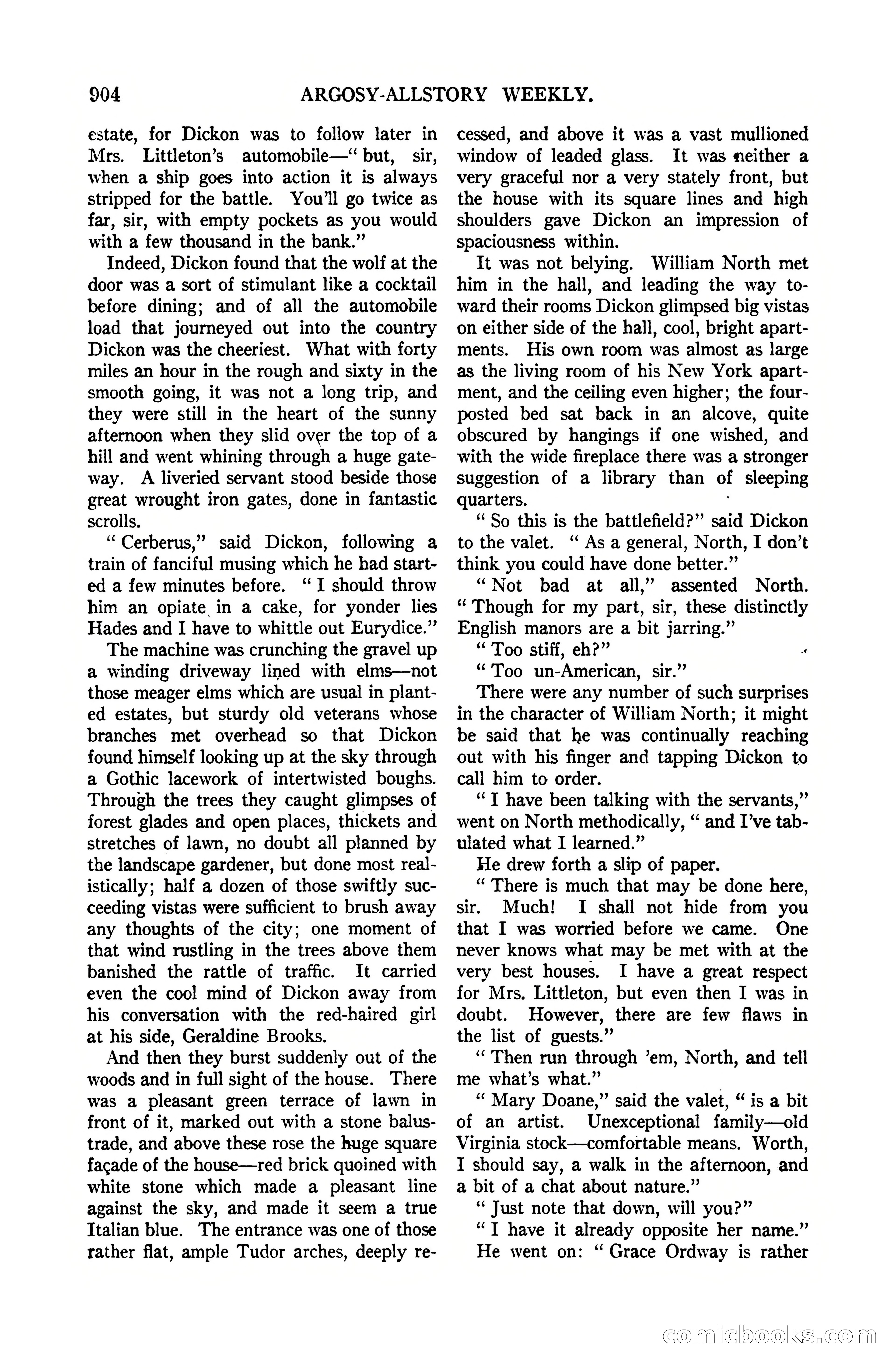 Argosy All-Story Weekly, July 1, 1922 — page 114 of 172