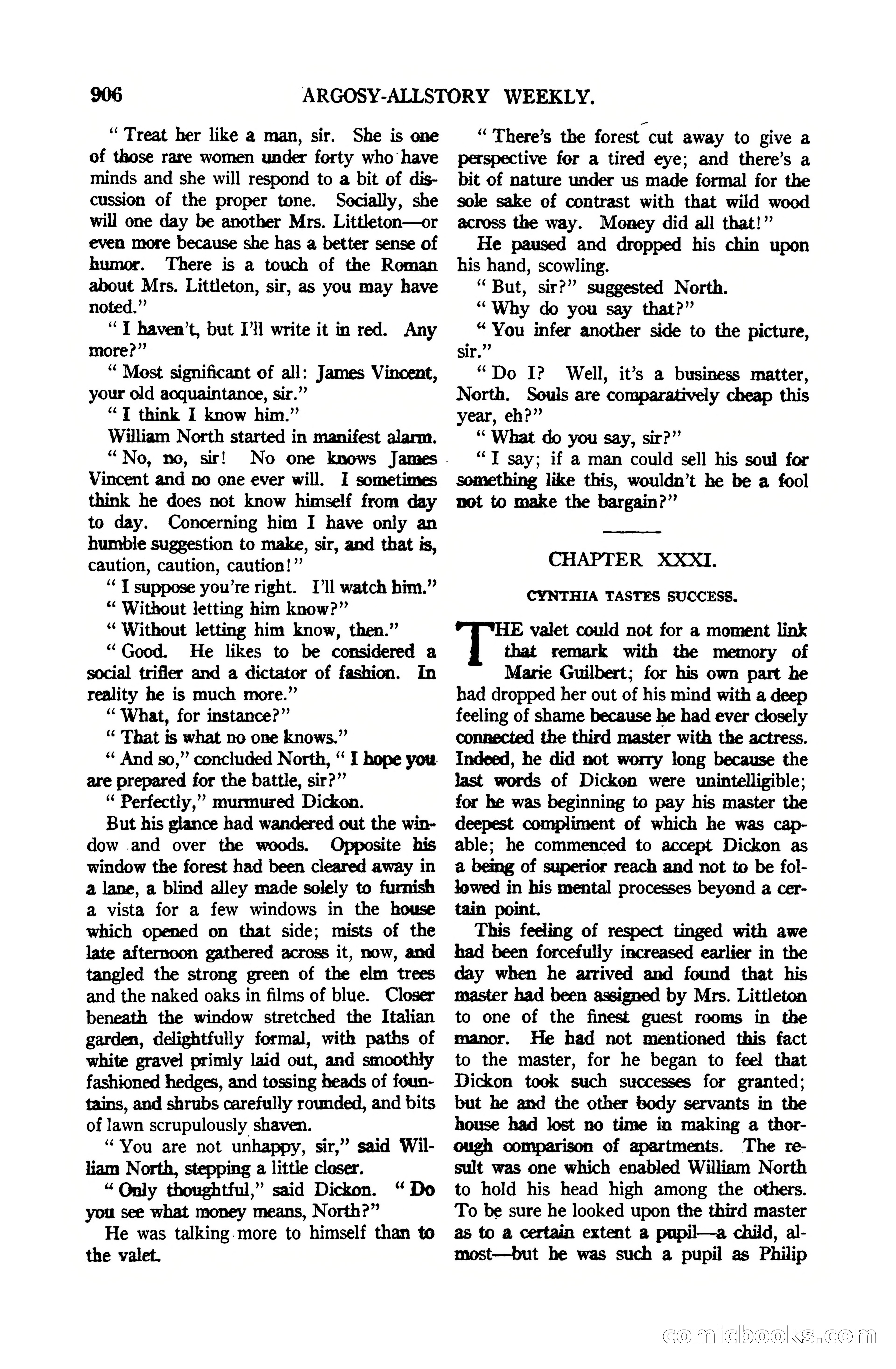Argosy All-Story Weekly, July 1, 1922 — page 116 of 172