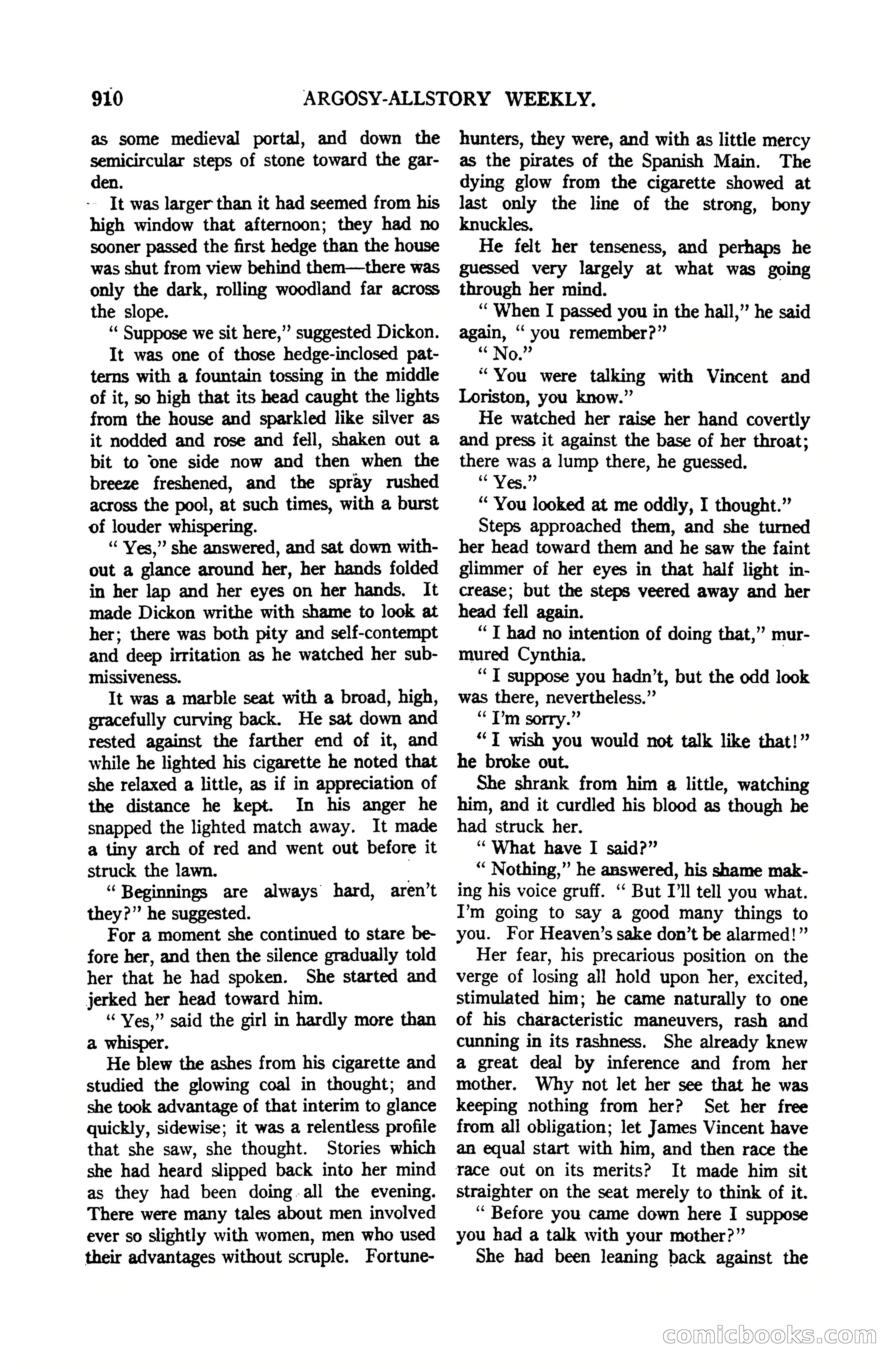 Argosy All-Story Weekly, July 1, 1922 — page 120 of 172