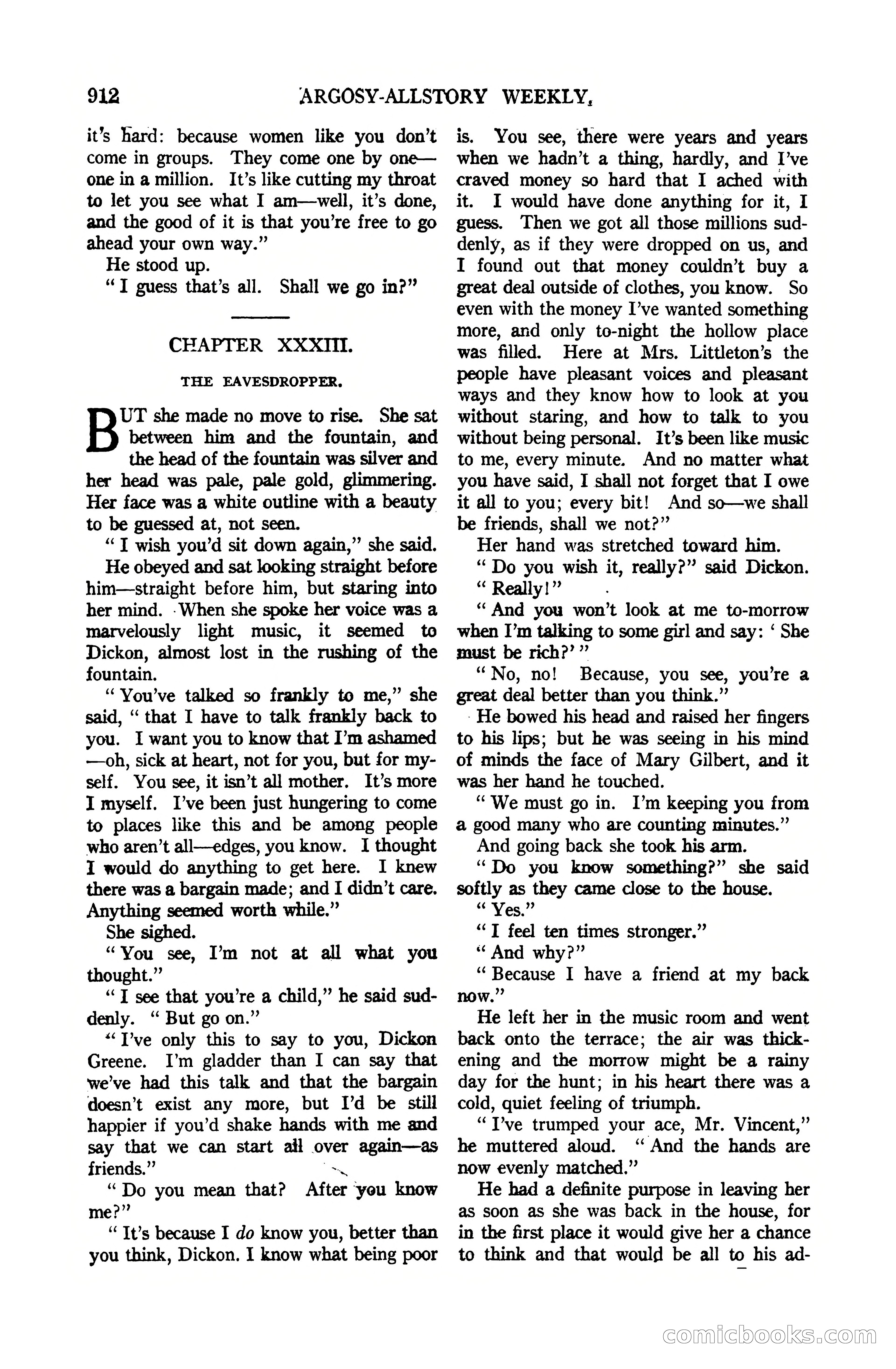Argosy All-Story Weekly, July 1, 1922 — page 122 of 172