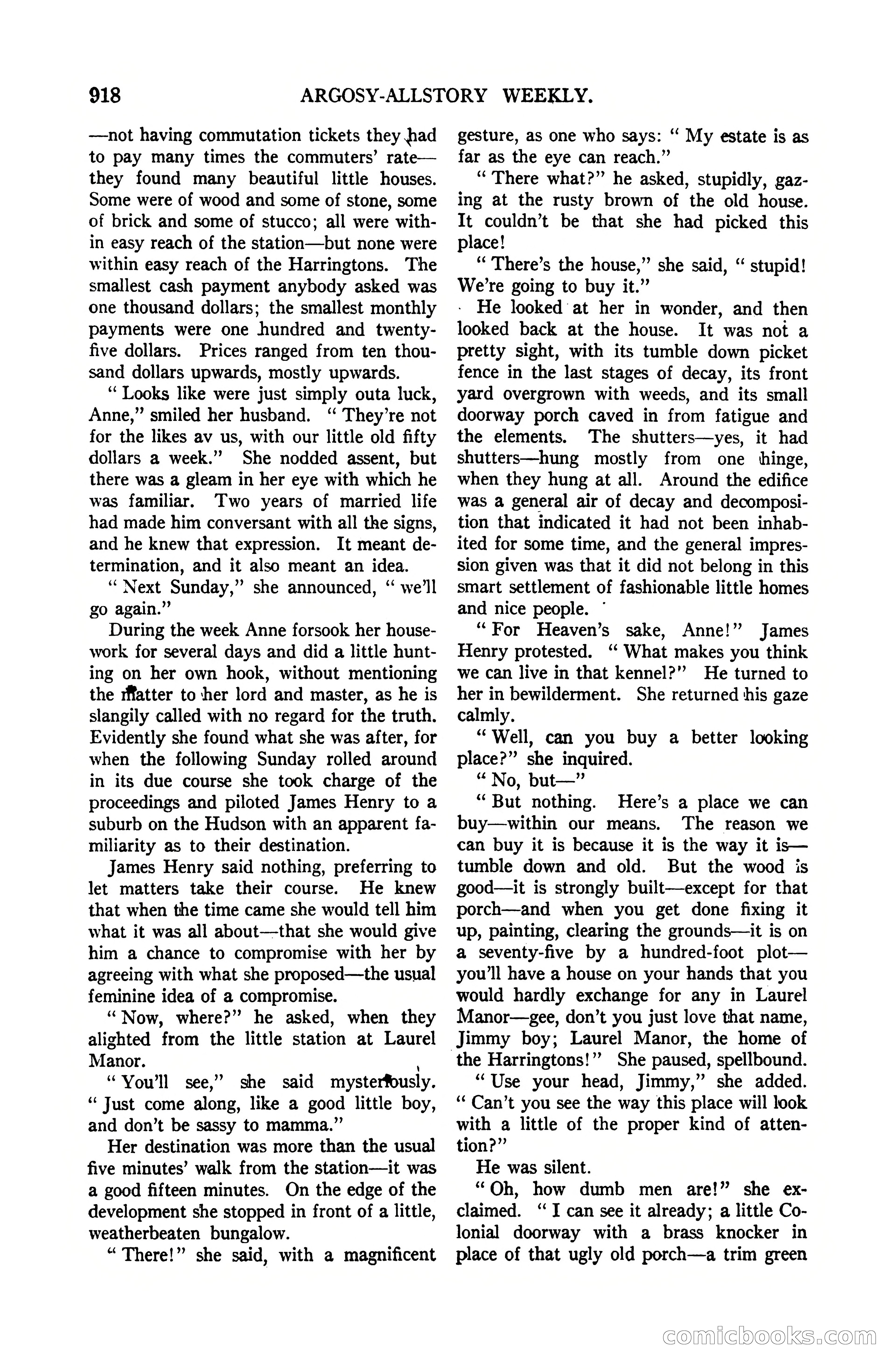 Argosy All-Story Weekly, July 1, 1922 — page 128 of 172