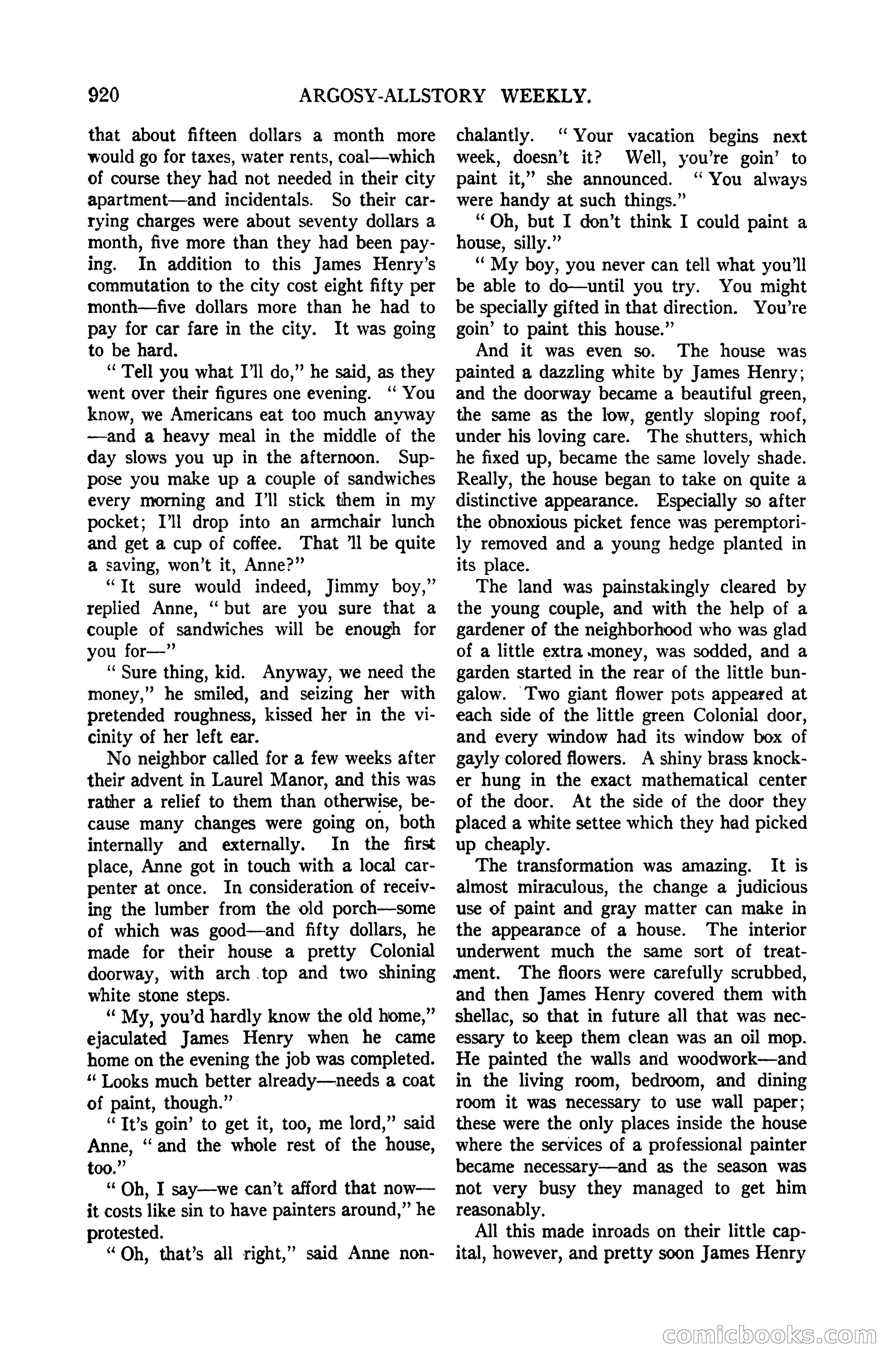 Argosy All-Story Weekly, July 1, 1922 — page 130 of 172