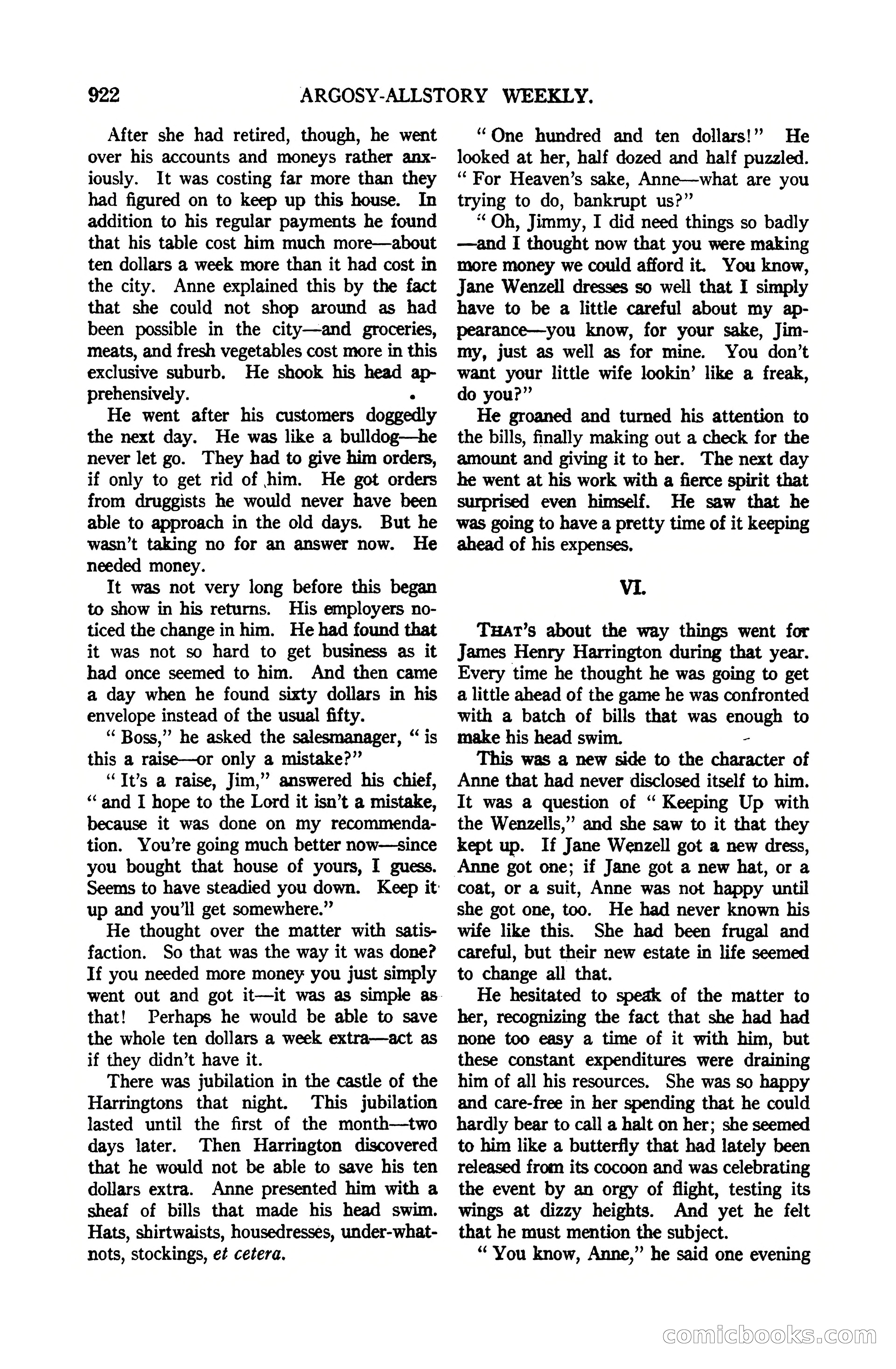 Argosy All-Story Weekly, July 1, 1922 — page 132 of 172