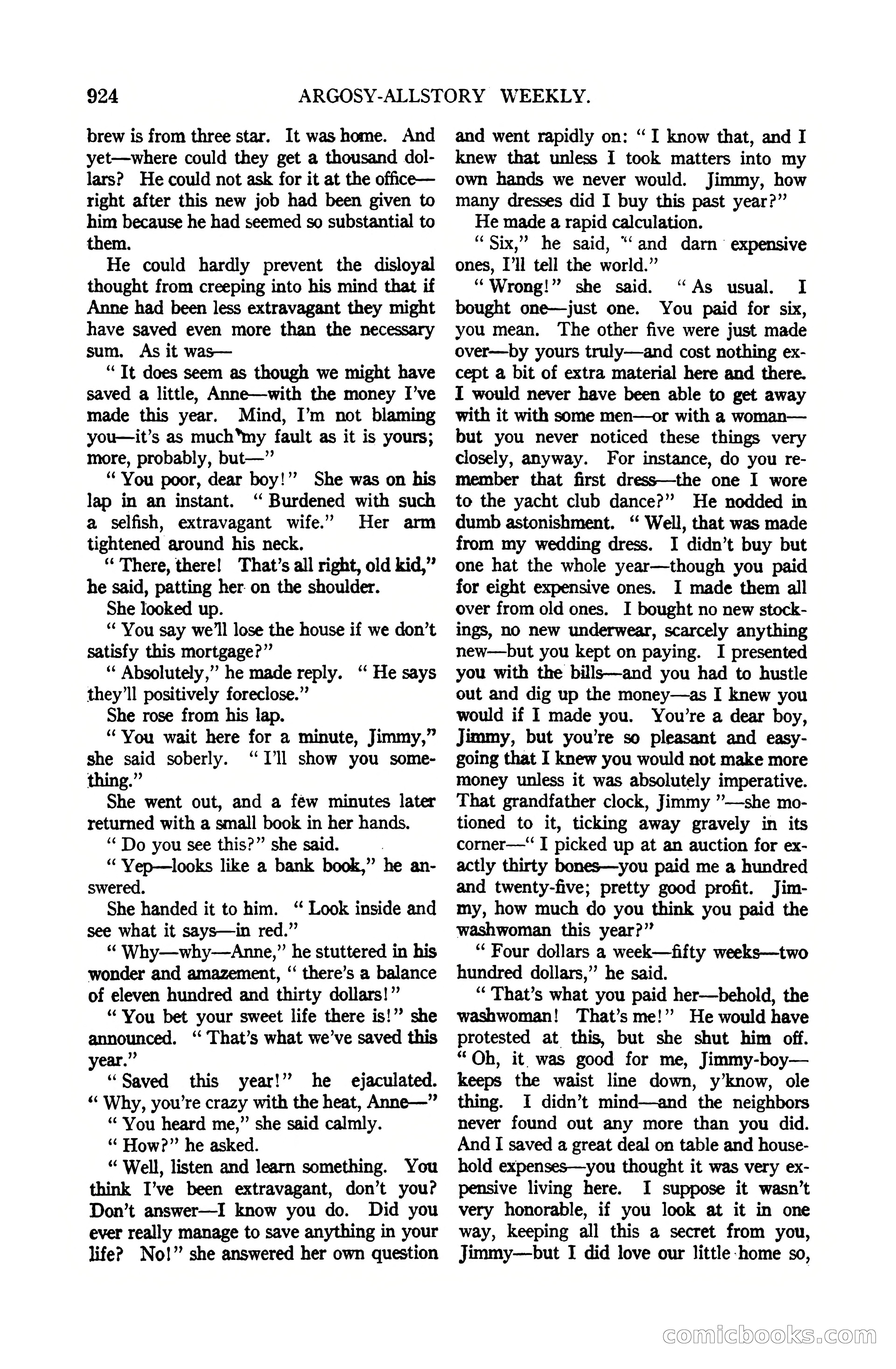 Argosy All-Story Weekly, July 1, 1922 — page 134 of 172