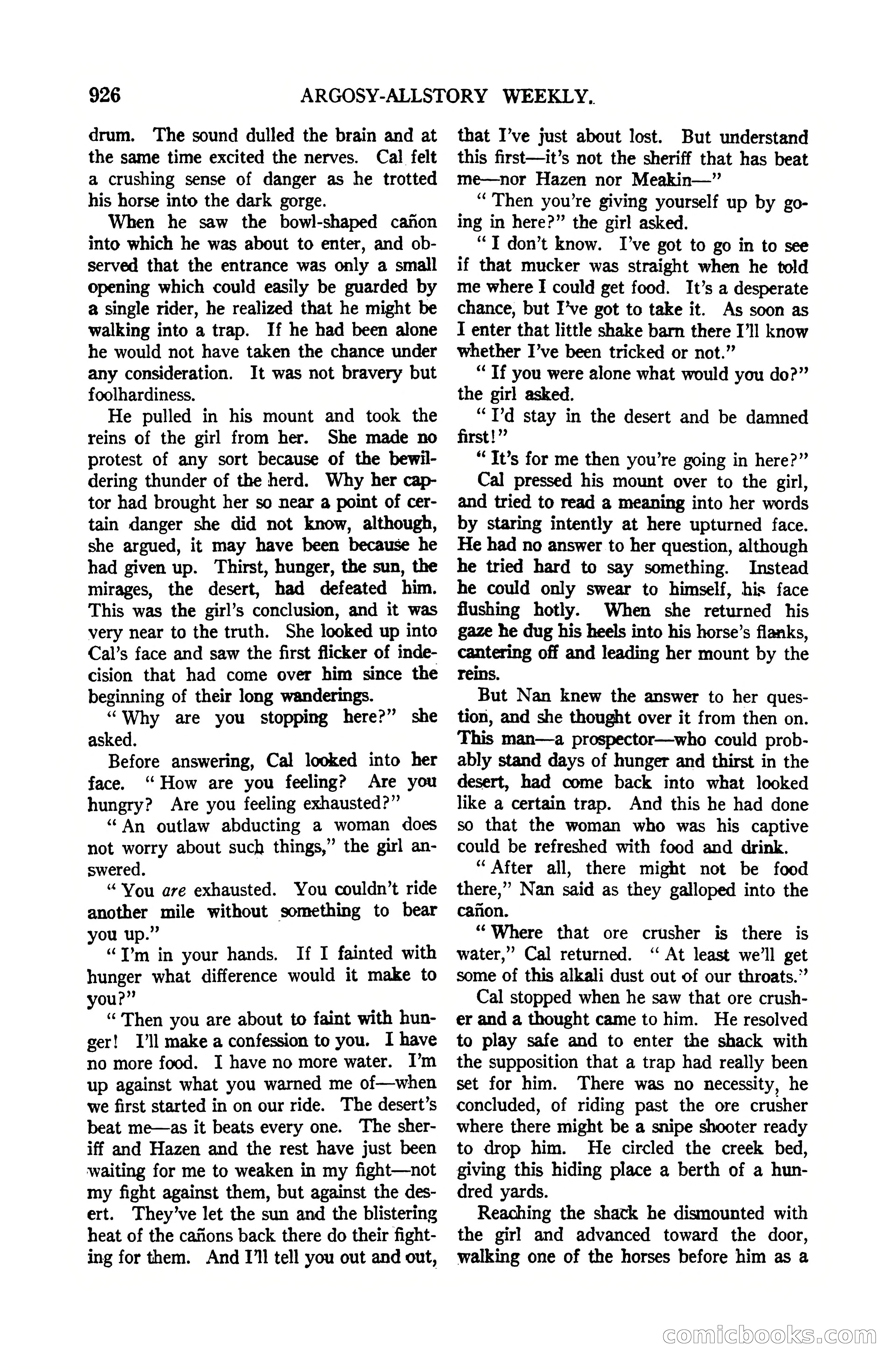 Argosy All-Story Weekly, July 1, 1922 — page 136 of 172