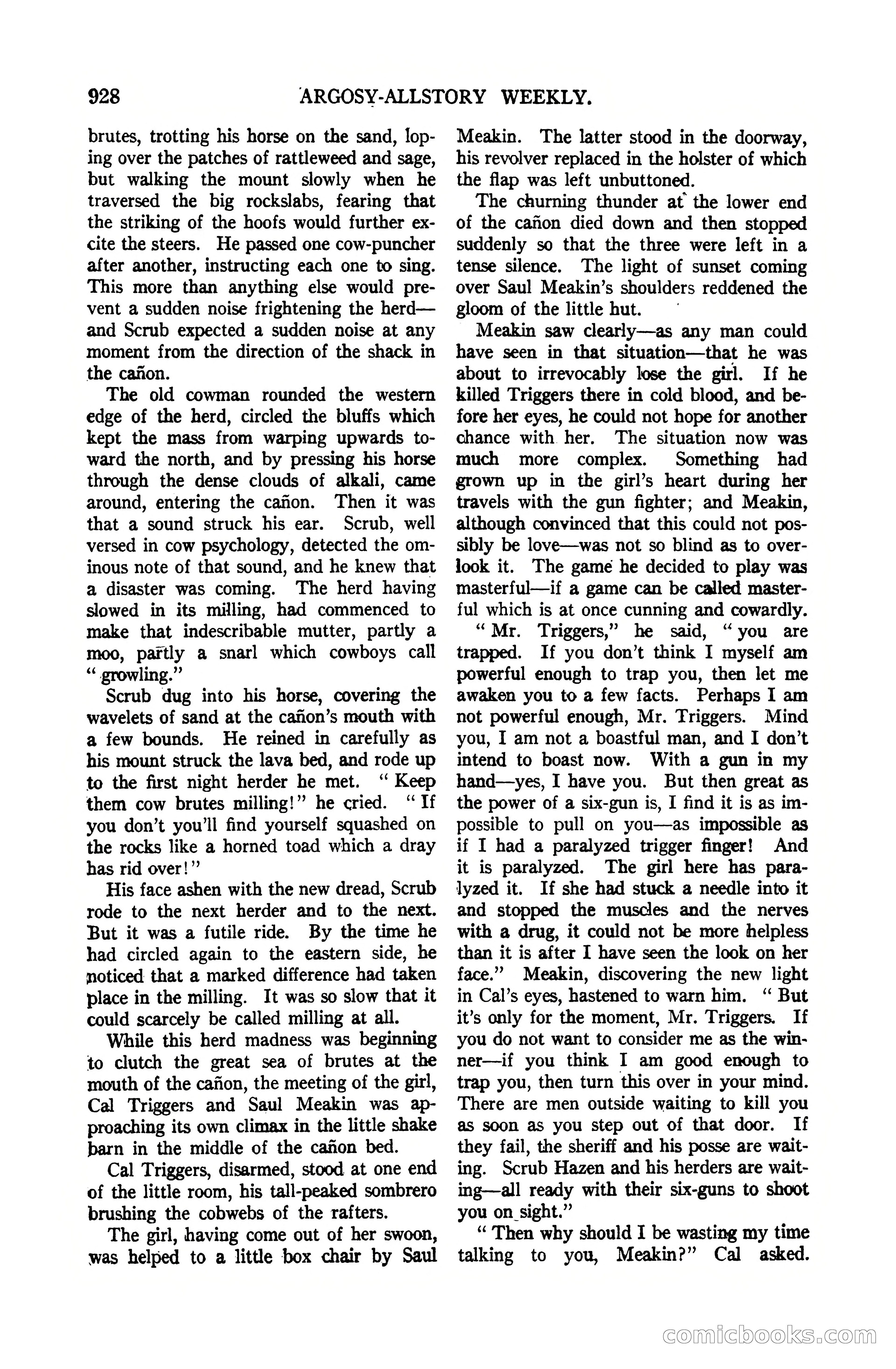 Argosy All-Story Weekly, July 1, 1922 — page 138 of 172