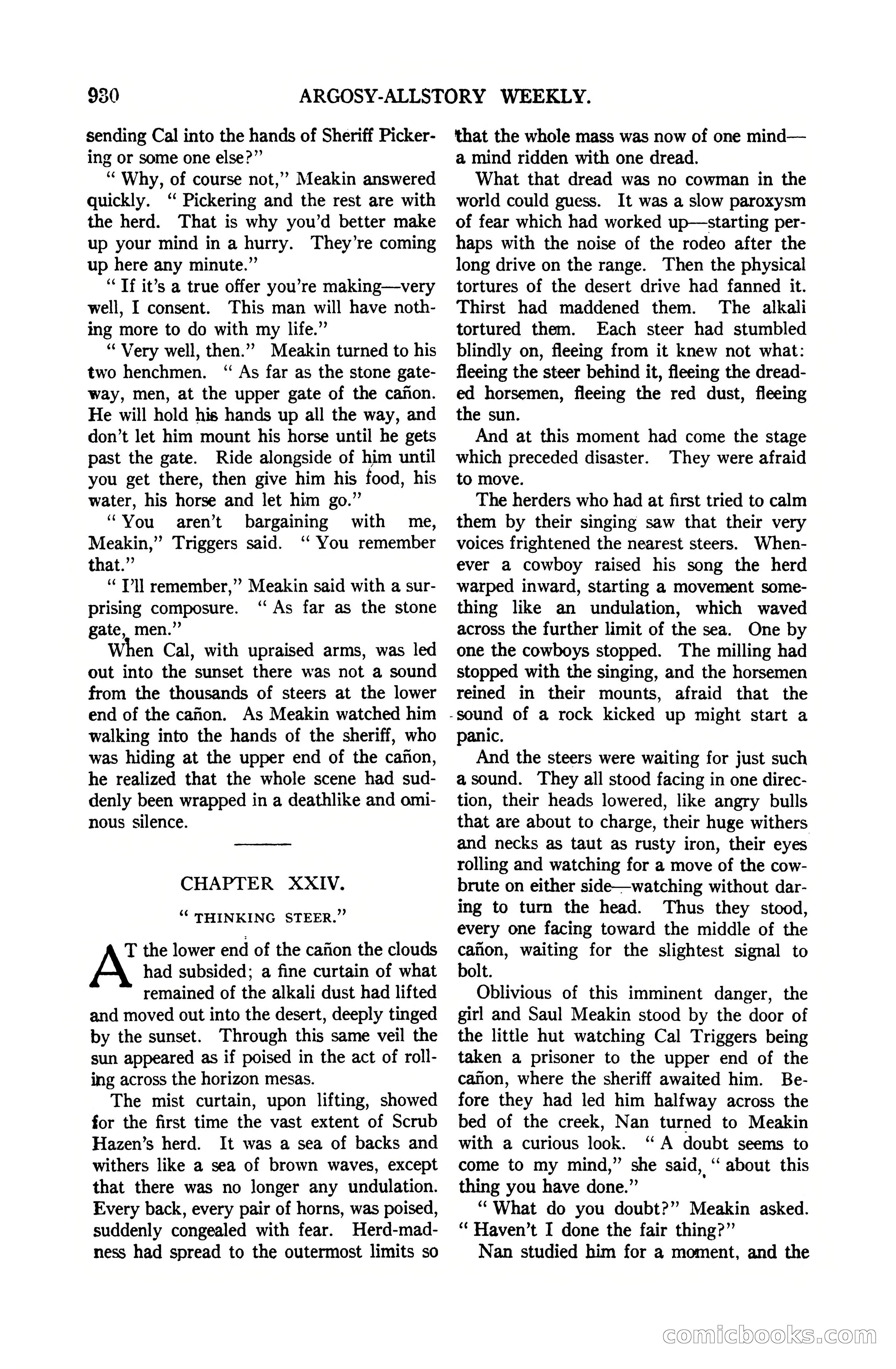 Argosy All-Story Weekly, July 1, 1922 — page 140 of 172