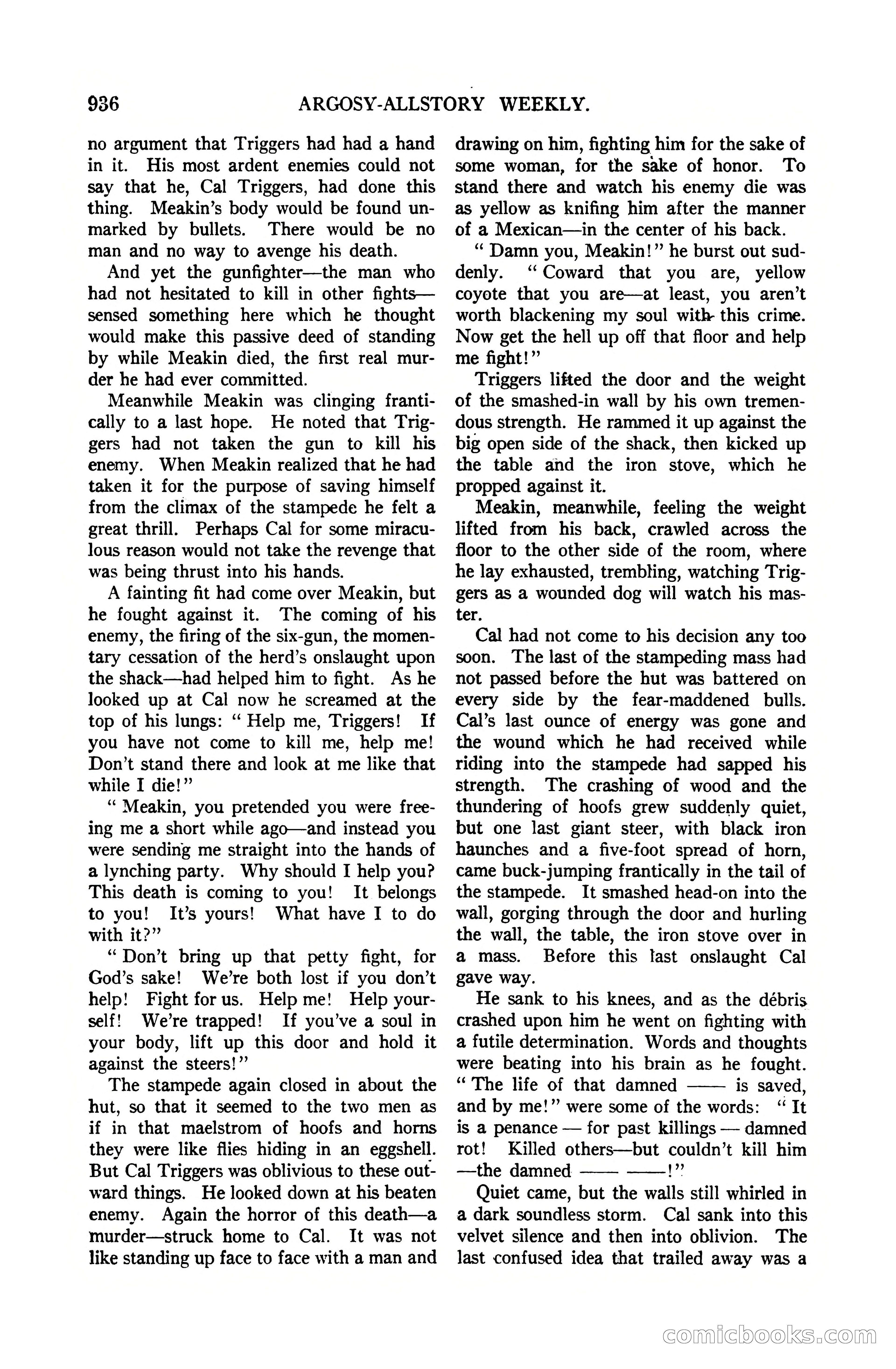 Argosy All-Story Weekly, July 1, 1922 — page 146 of 172
