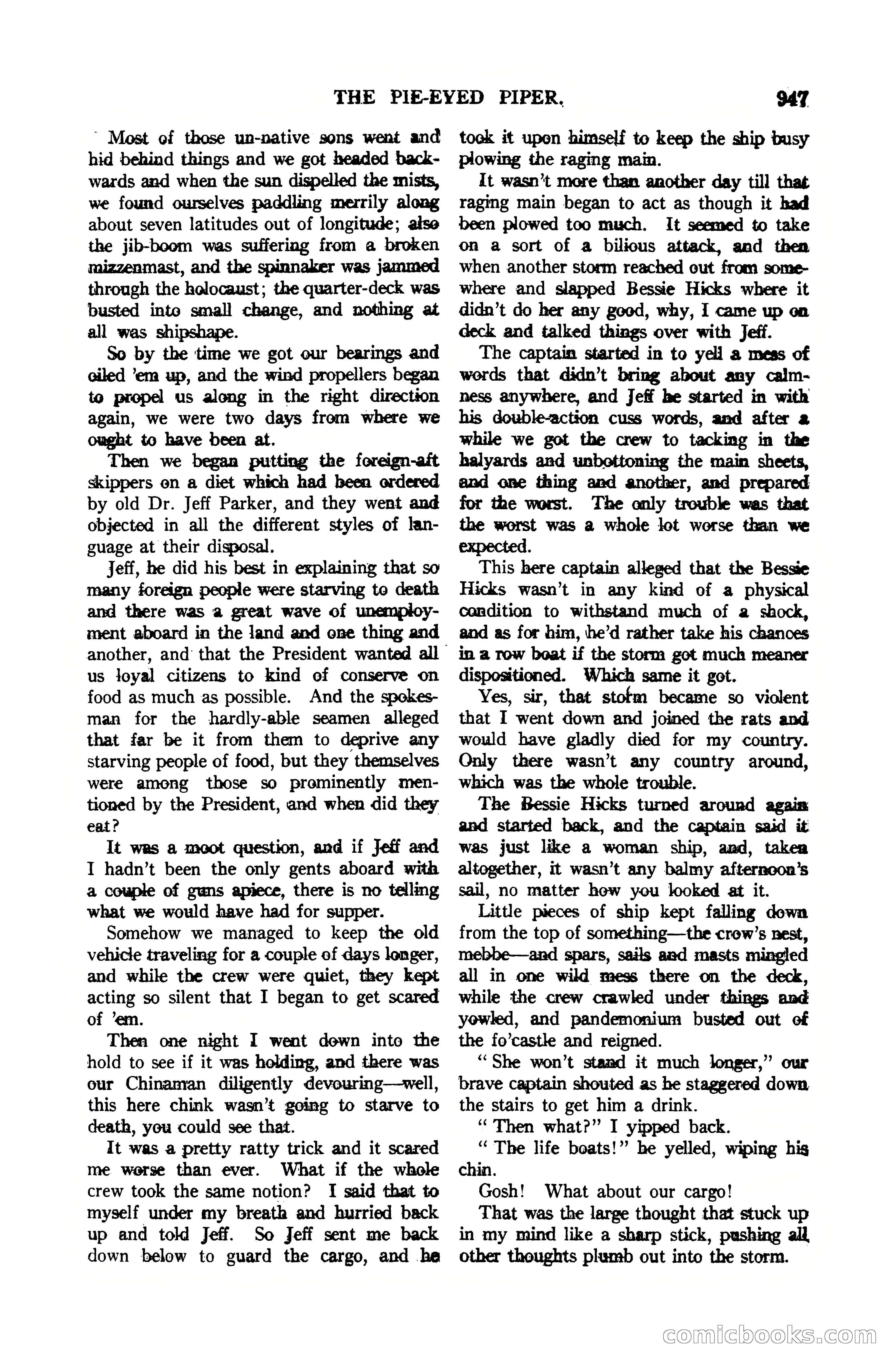 Argosy All-Story Weekly, July 1, 1922 — page 157 of 172