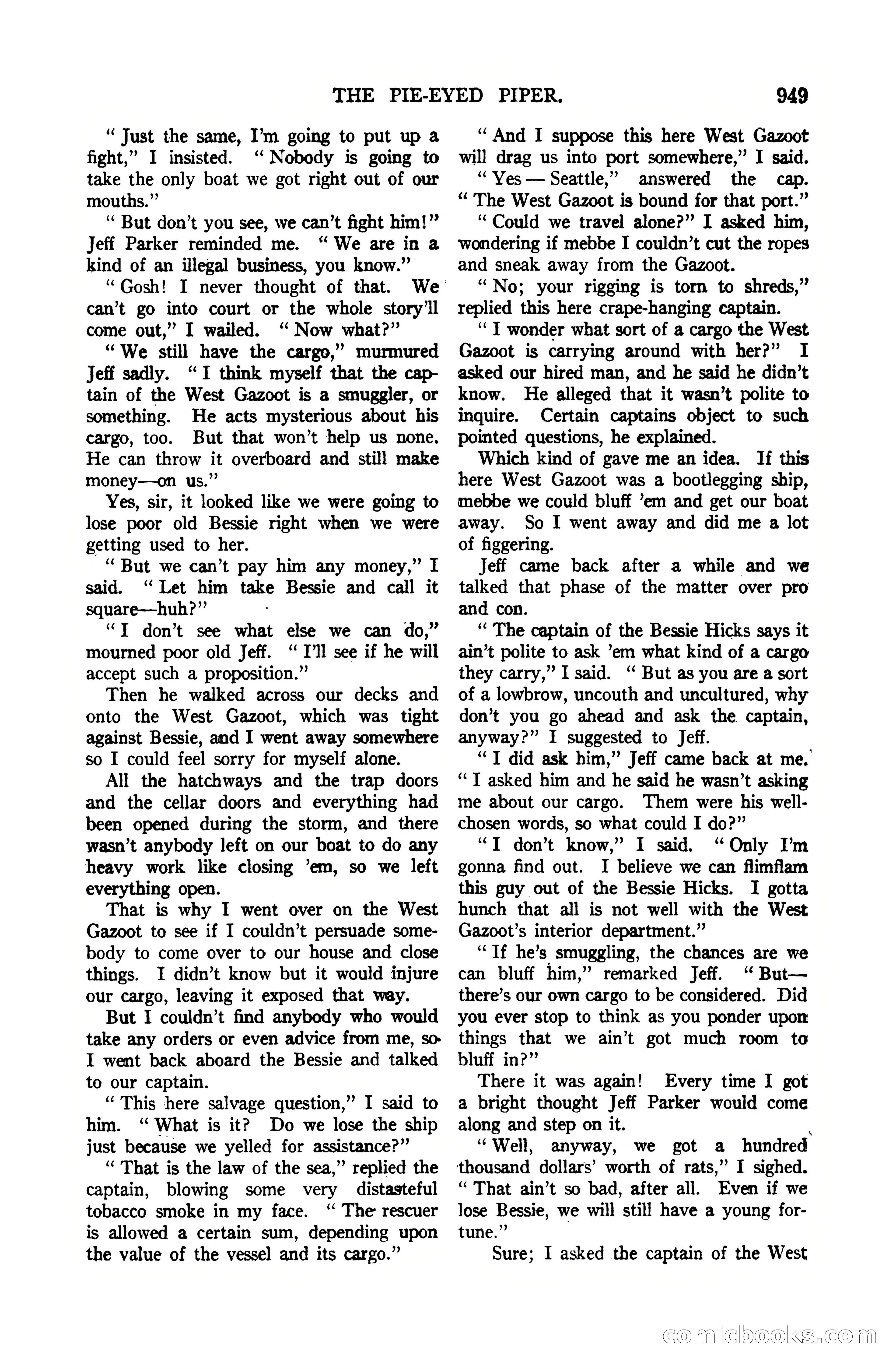 Argosy All-Story Weekly, July 1, 1922 — page 159 of 172