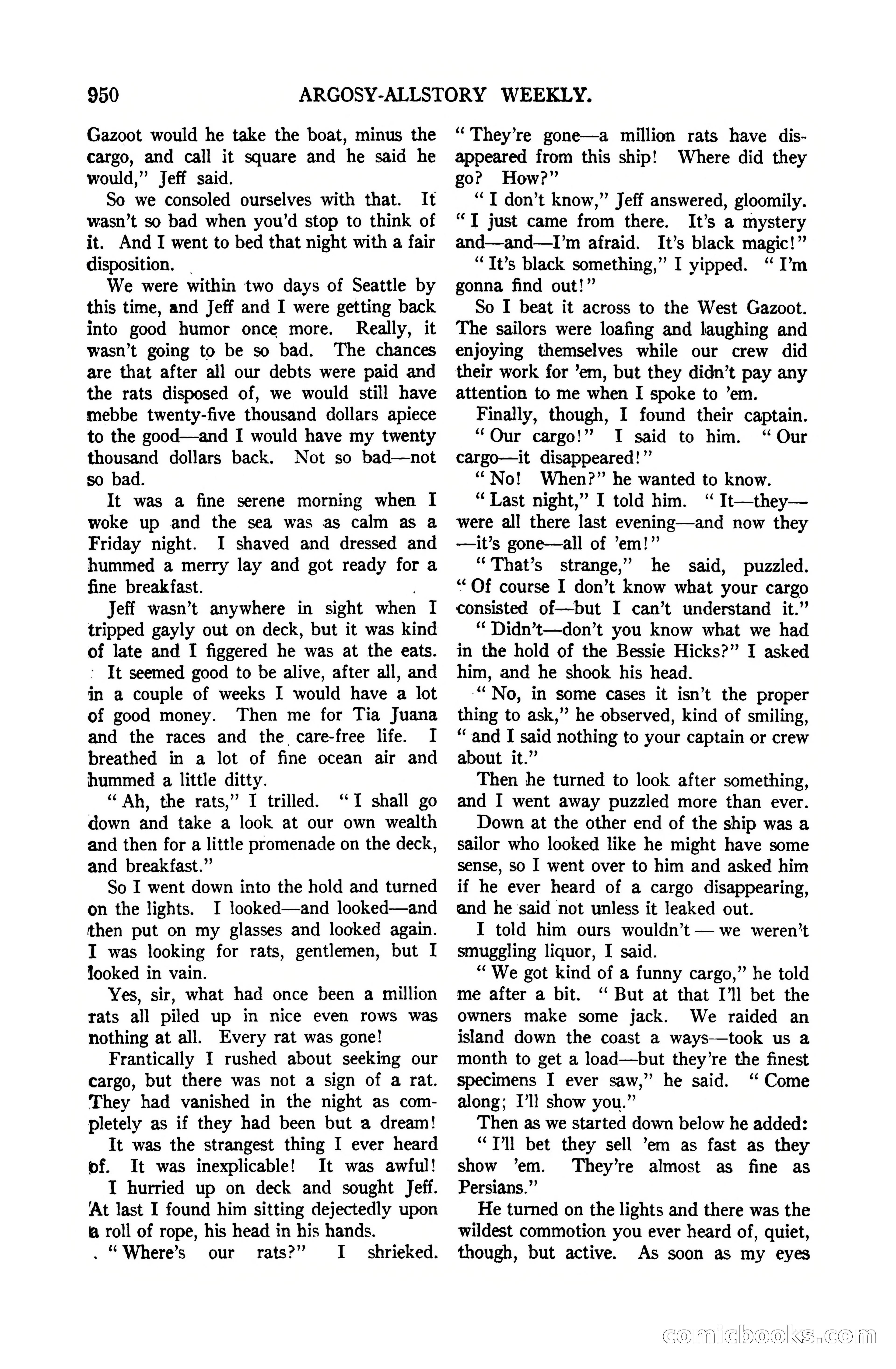Argosy All-Story Weekly, July 1, 1922 — page 160 of 172