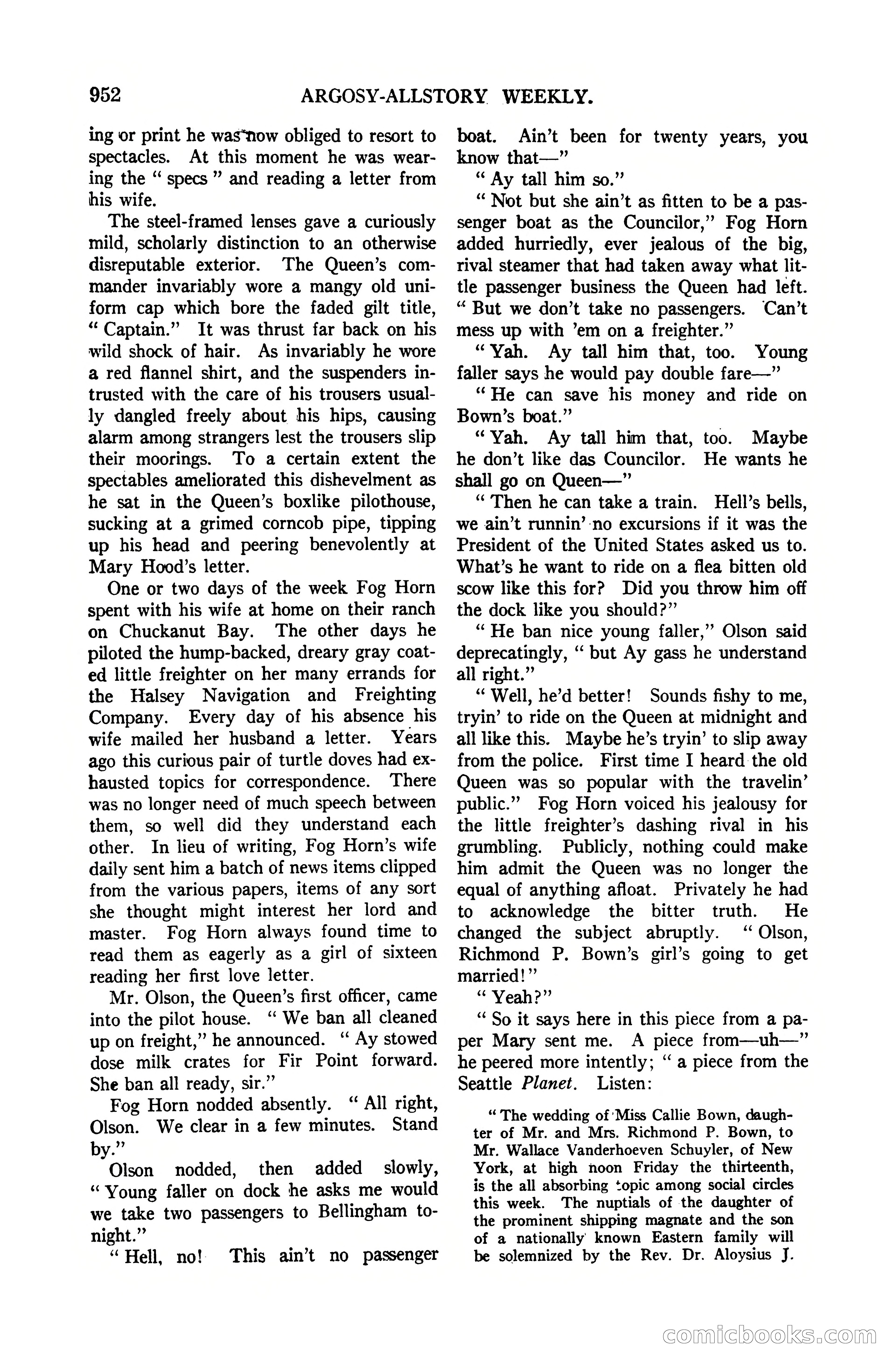 Argosy All-Story Weekly, July 1, 1922 — page 162 of 172