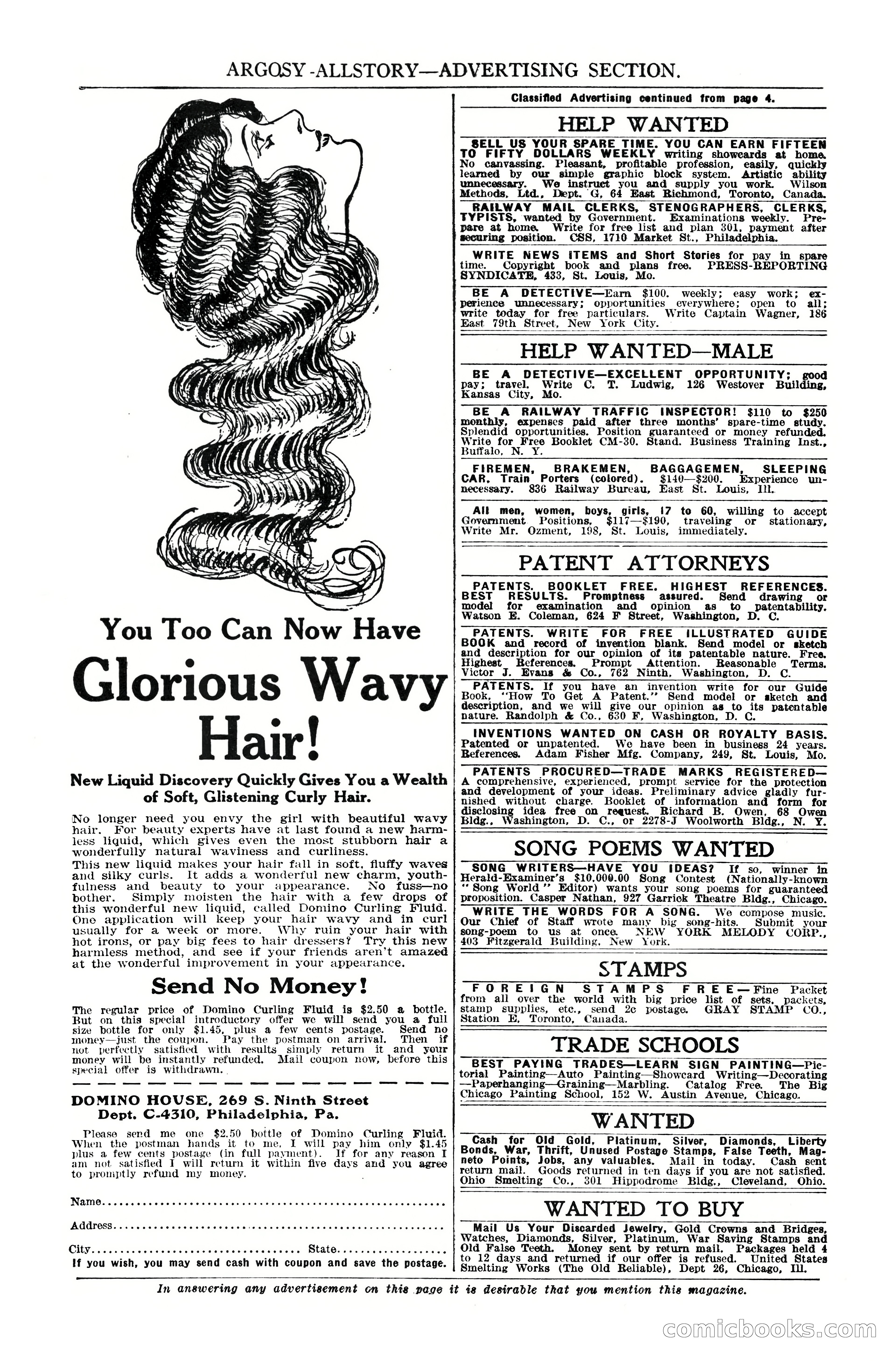 Argosy All-Story Weekly, October 7, 1922 — page 8 of 185