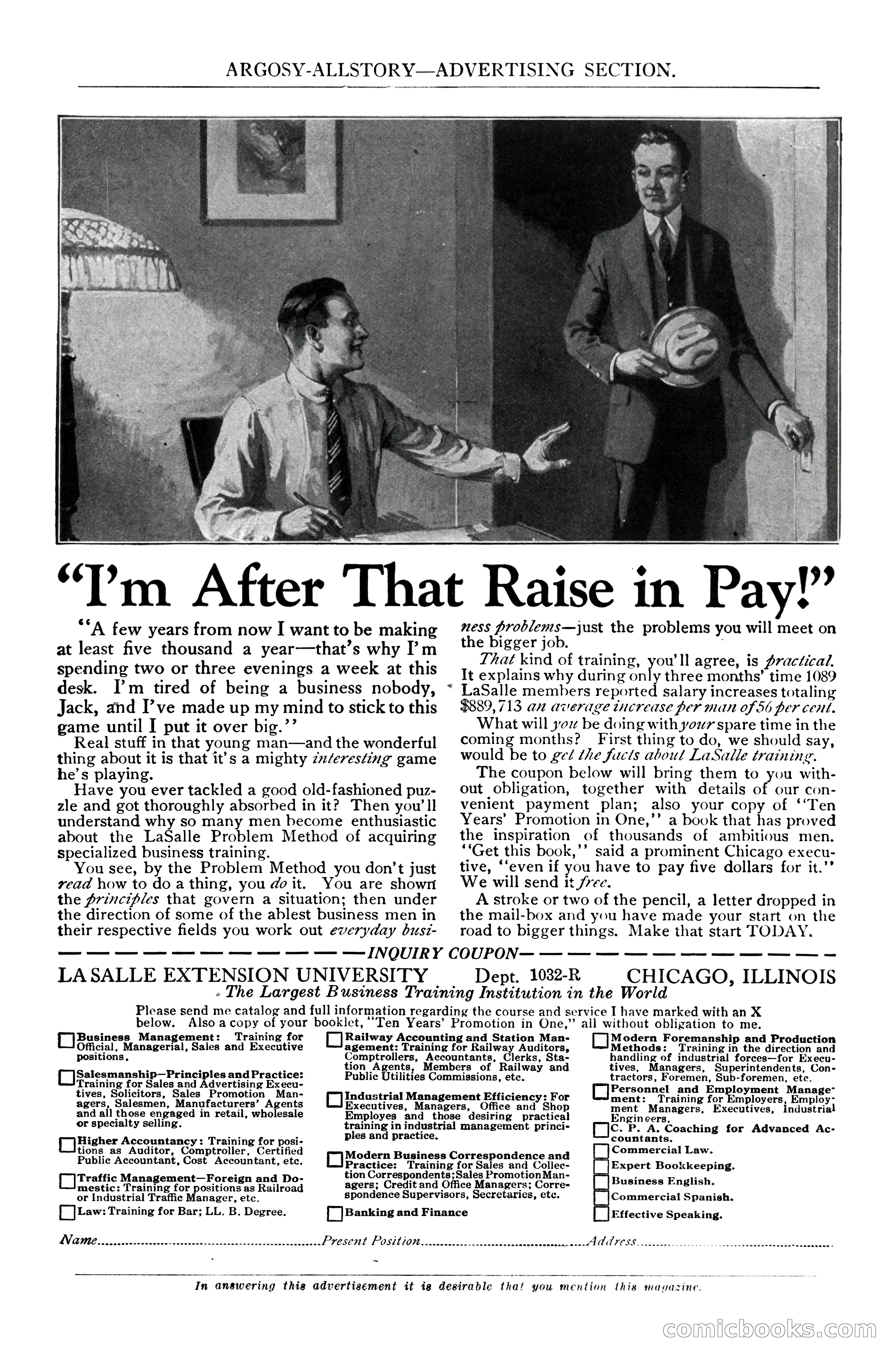 Argosy All-Story Weekly, October 7, 1922 — page 13 of 185