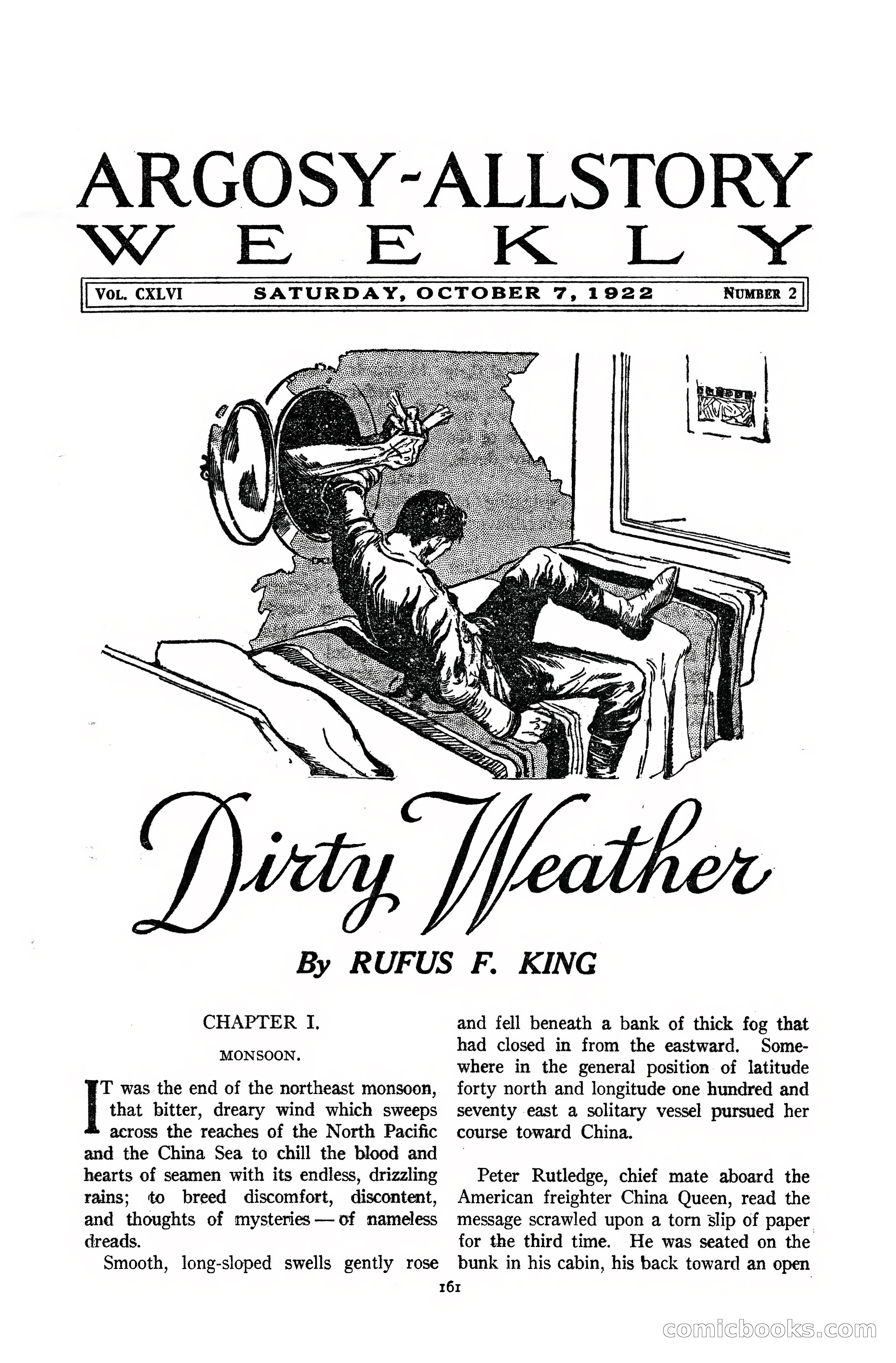 Argosy All-Story Weekly, October 7, 1922 — page 15 of 185