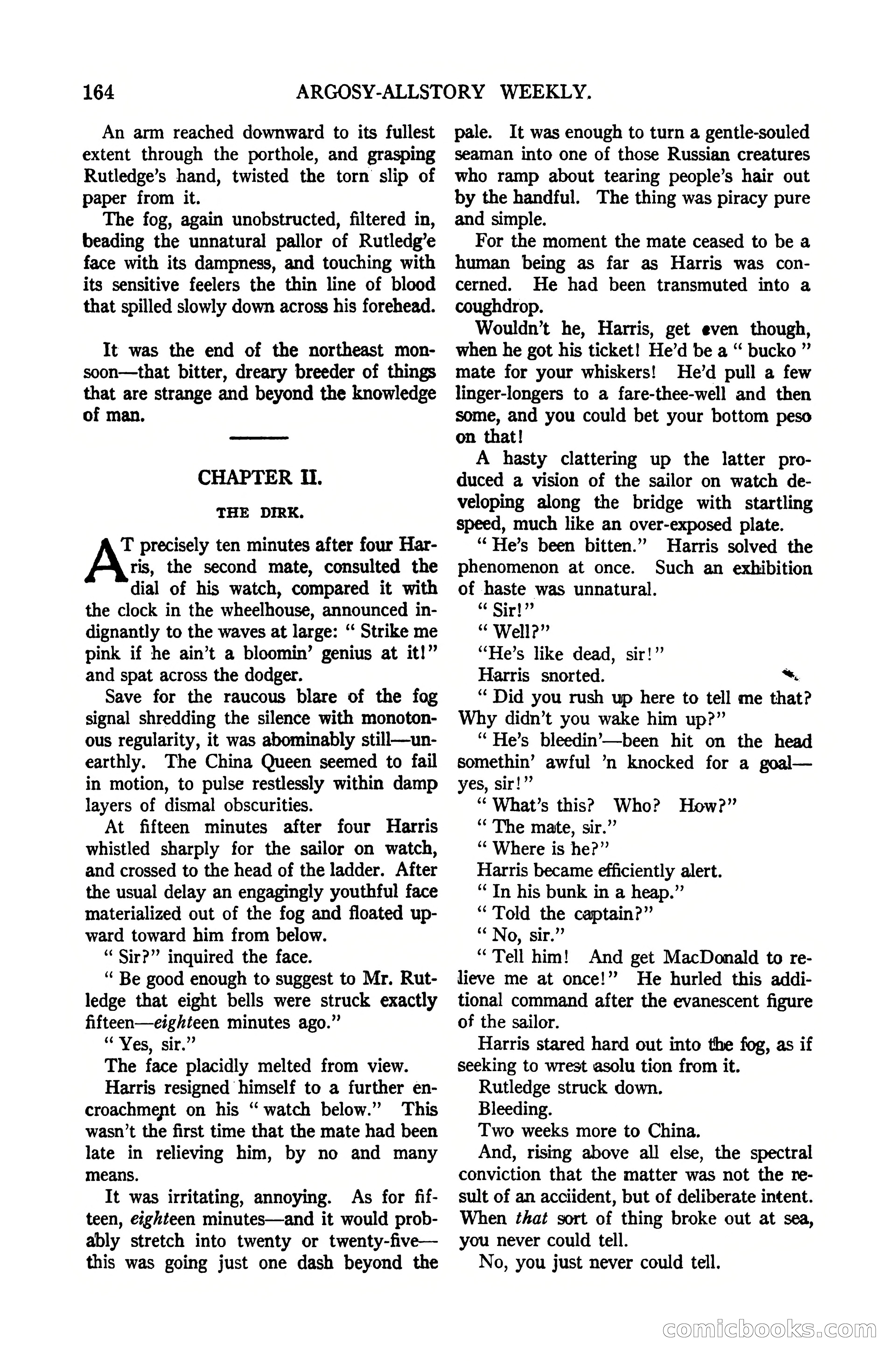 Argosy All-Story Weekly, October 7, 1922 — page 18 of 185