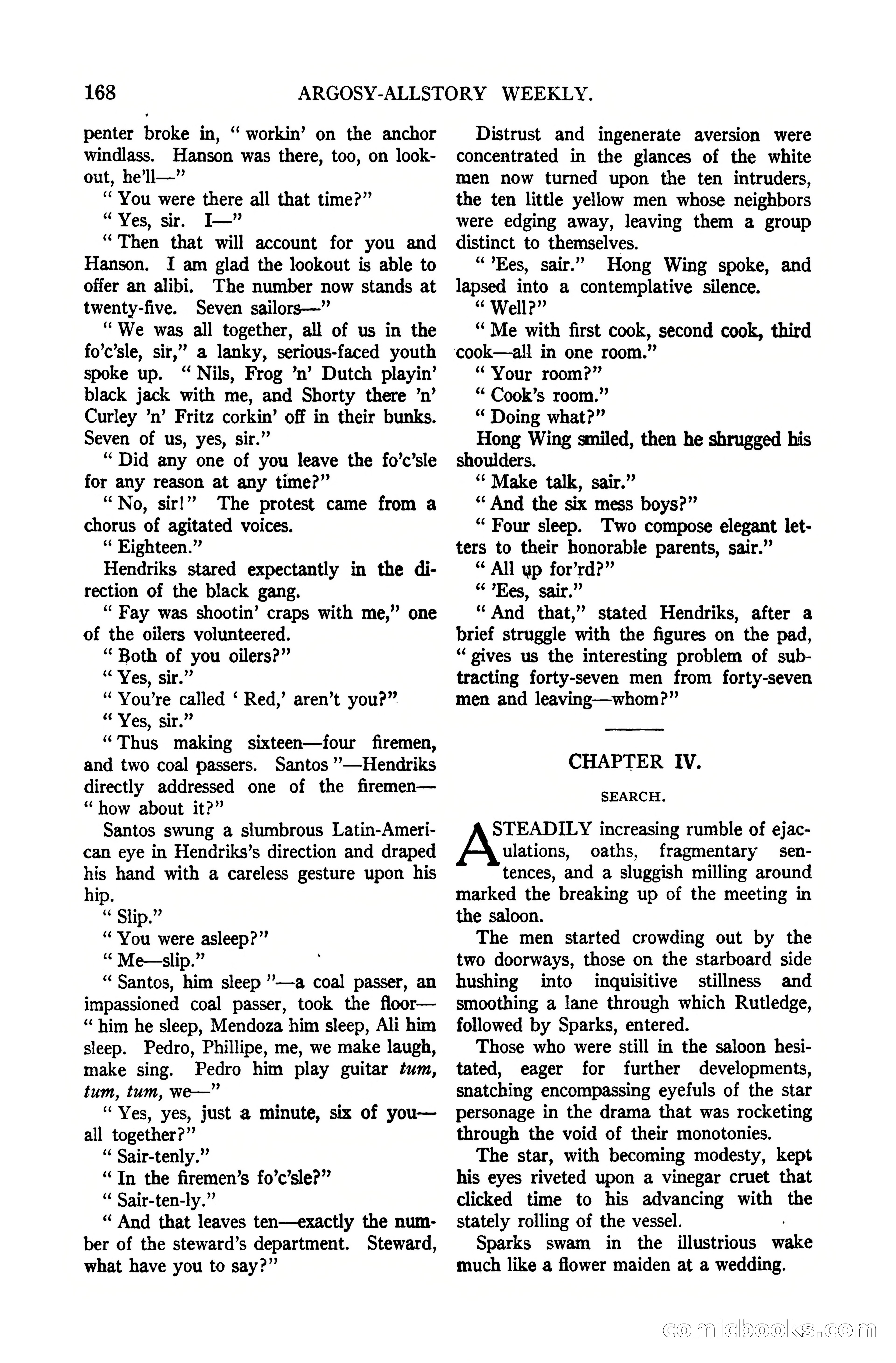Argosy All-Story Weekly, October 7, 1922 — page 22 of 185