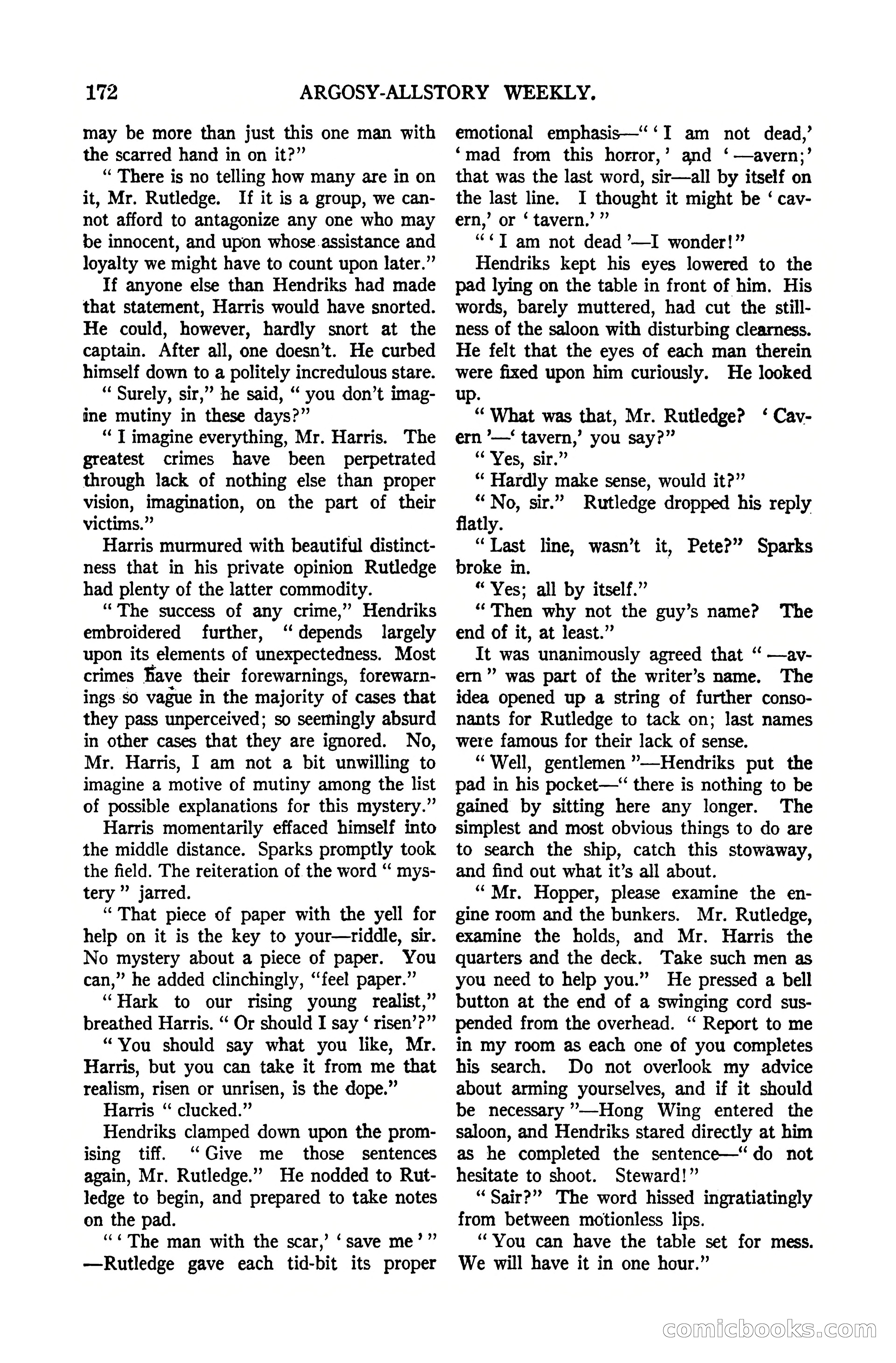 Argosy All-Story Weekly, October 7, 1922 — page 26 of 185