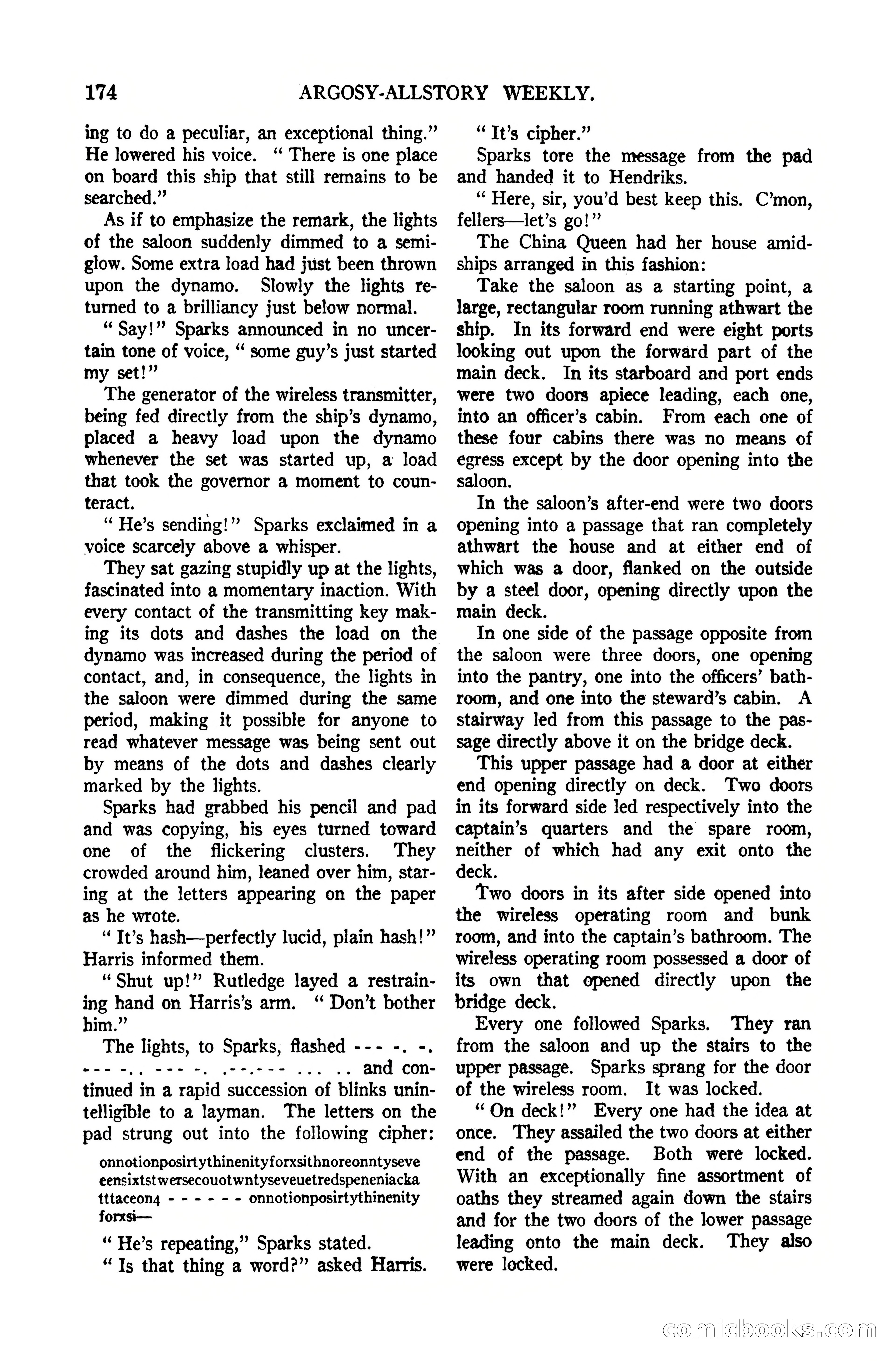 Argosy All-Story Weekly, October 7, 1922 — page 28 of 185