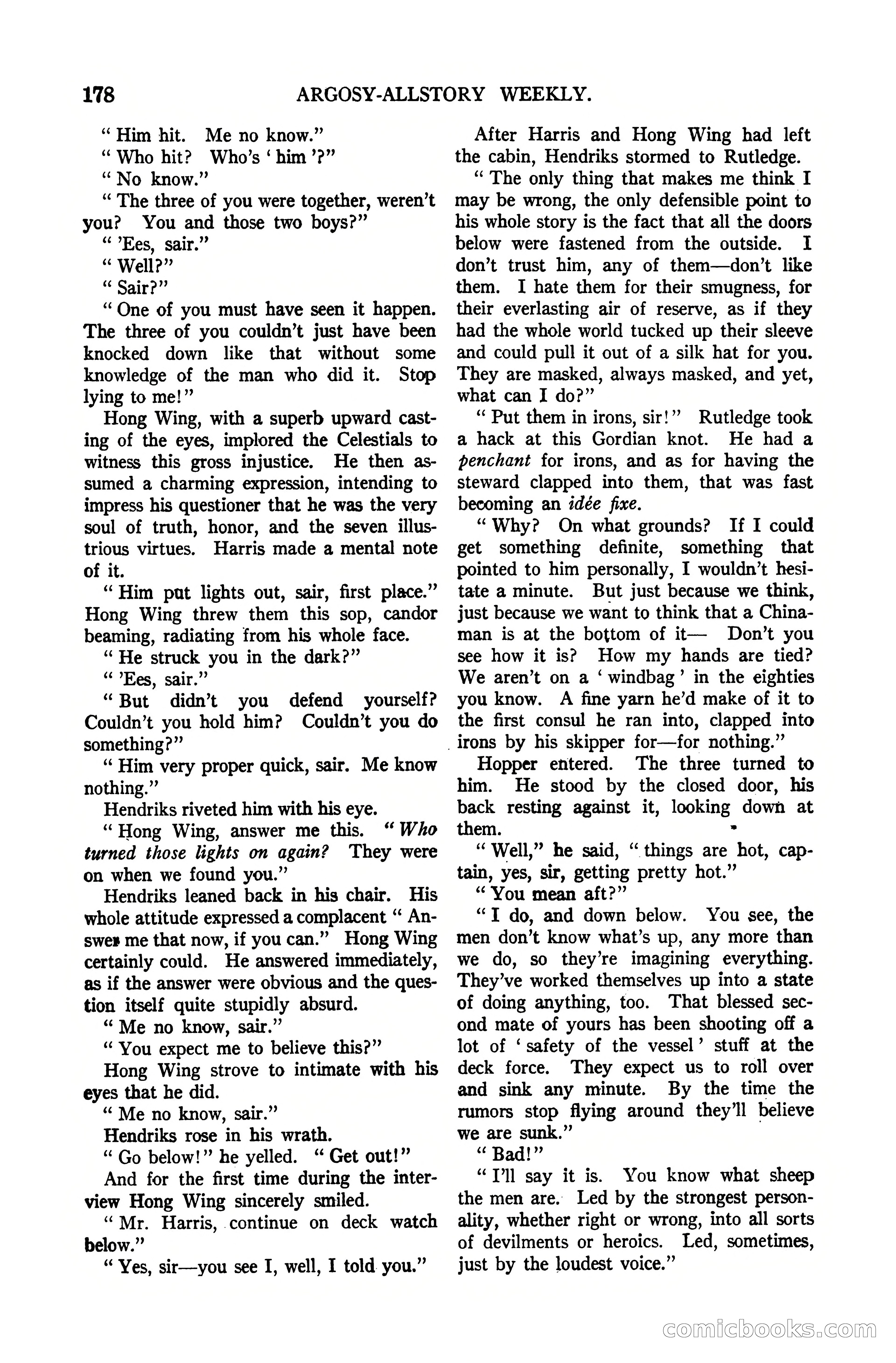 Argosy All-Story Weekly, October 7, 1922 — page 32 of 185