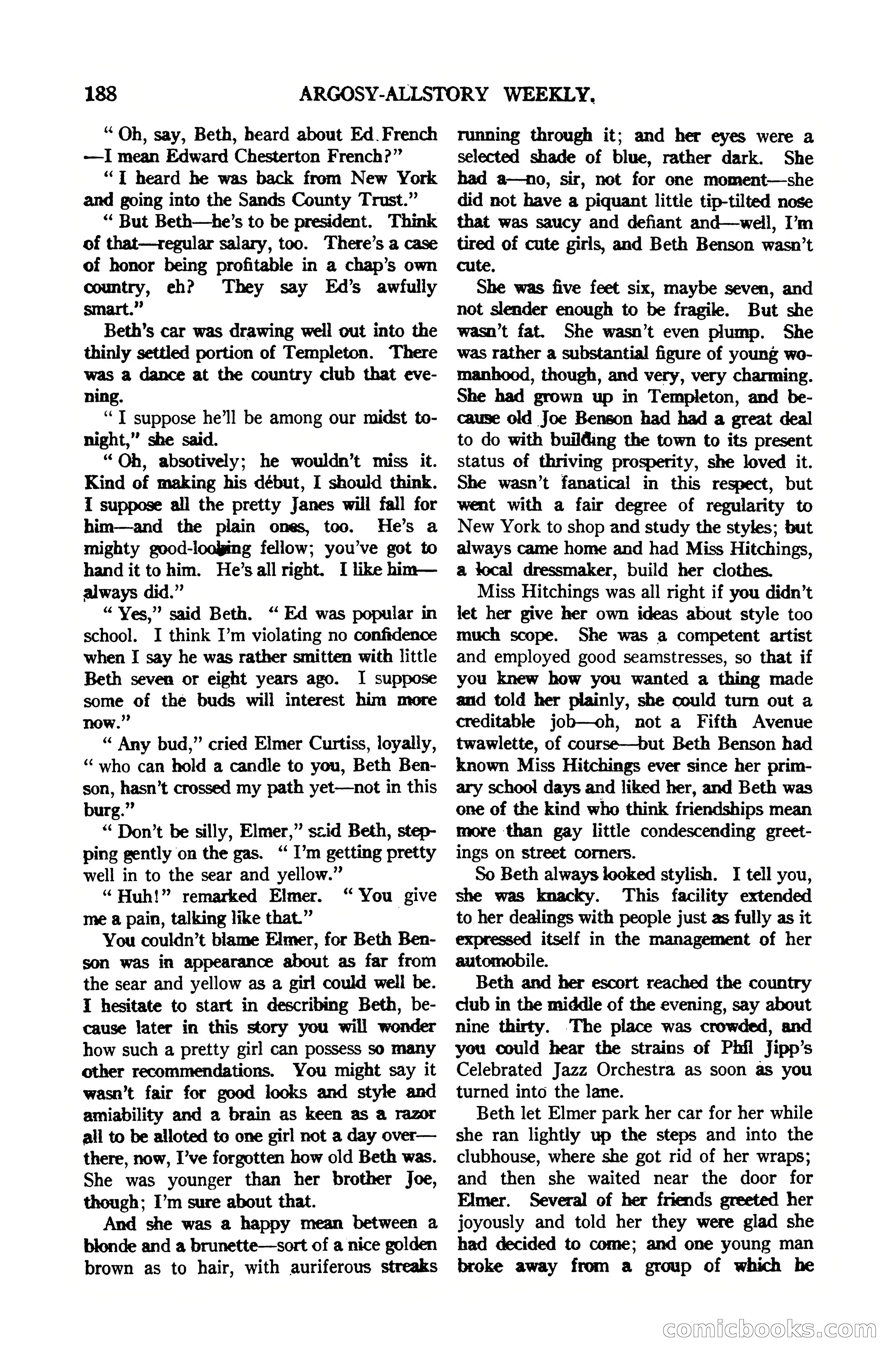 Argosy All-Story Weekly, October 7, 1922 — page 42 of 185