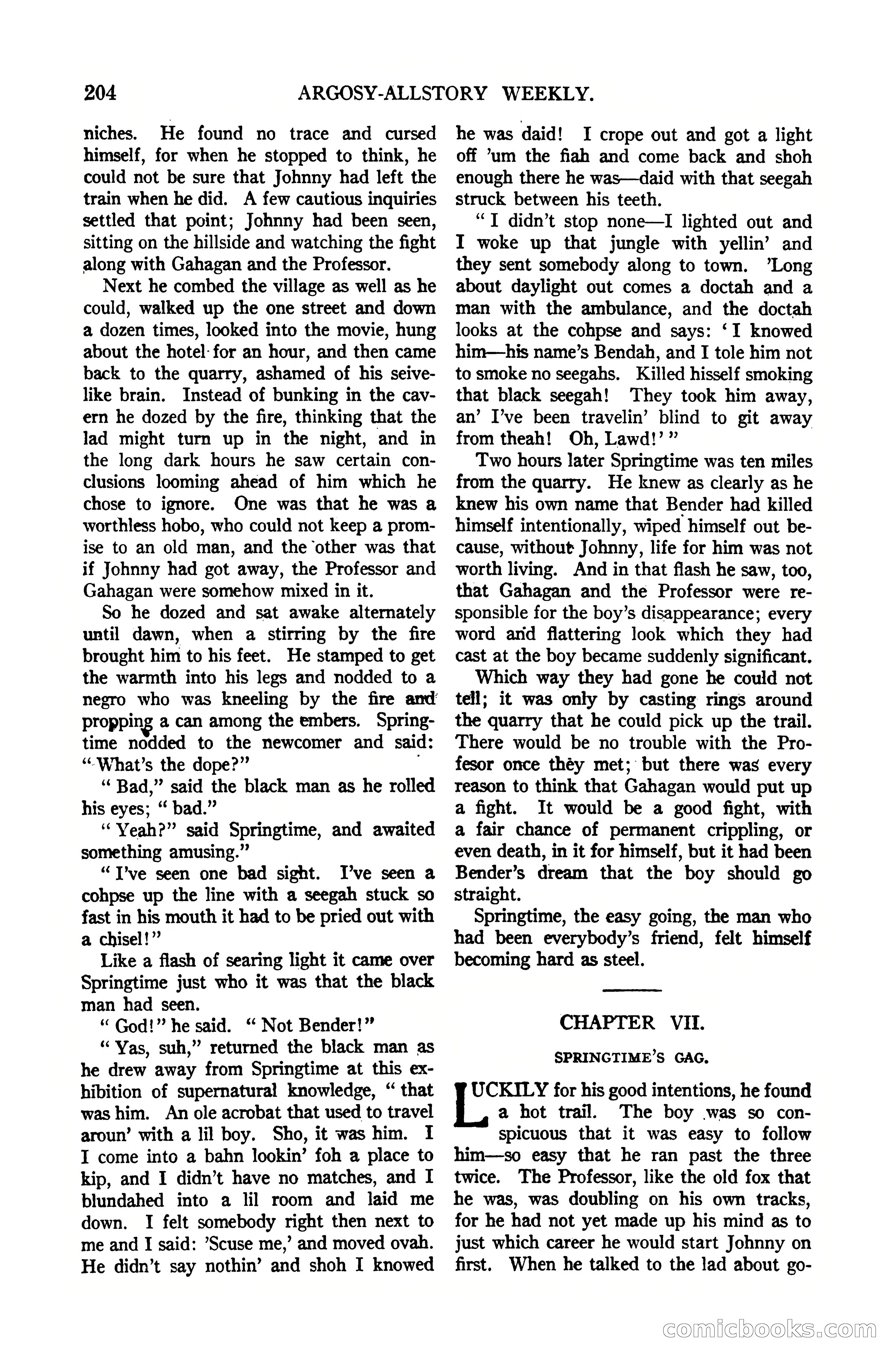 Argosy All-Story Weekly, October 7, 1922 — page 58 of 185